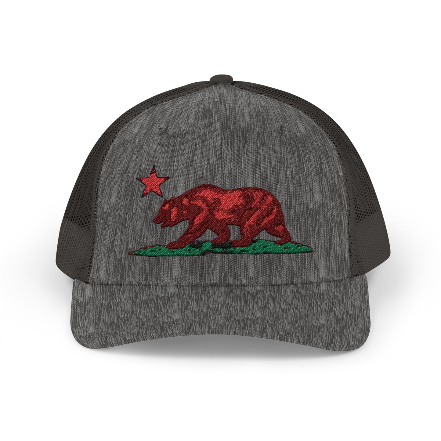 California Bear Snapback Trucker Cap, Stylish Hat, Summer Accessory, Outdoor Gear, Retro Cap, Gift for Nature Lovers