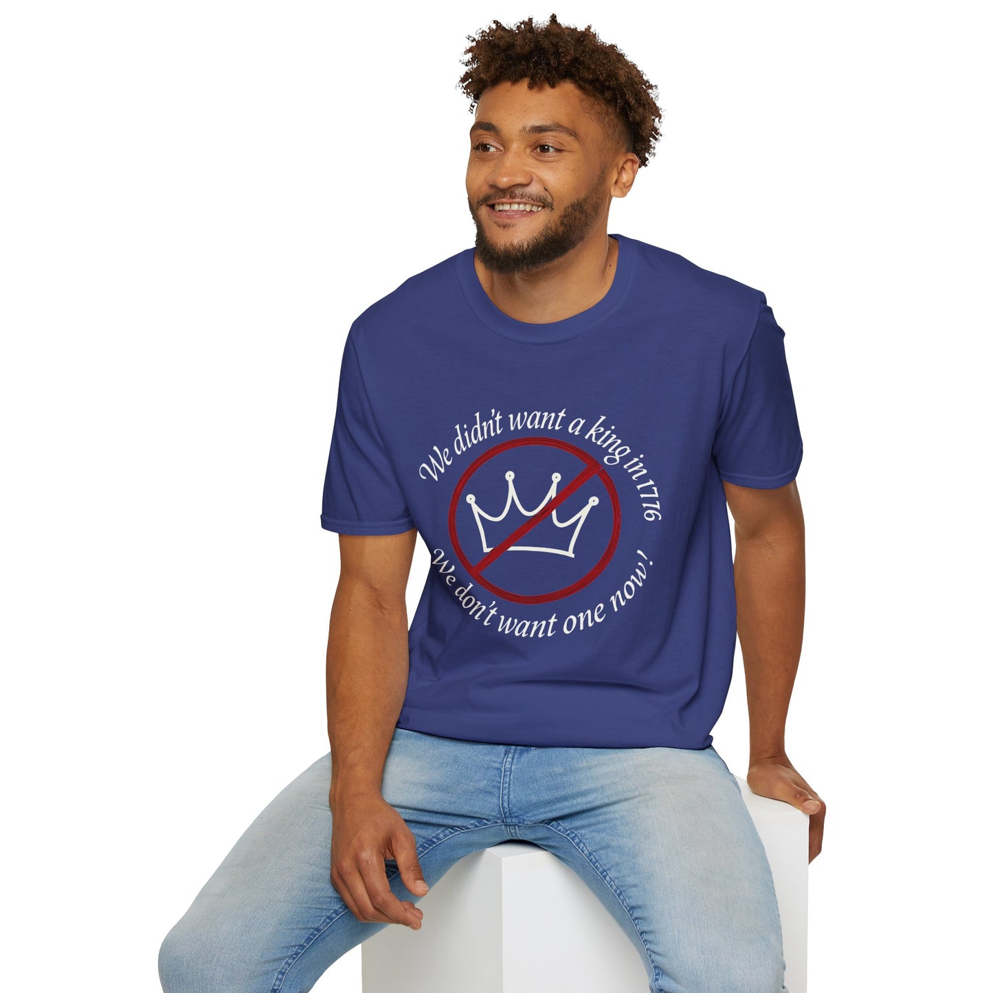 No Kings in 1776 unisex t-shirt, no kings political tee, anti king tee, unisex fit, protest t-shirt, everyday patriot t-shirt