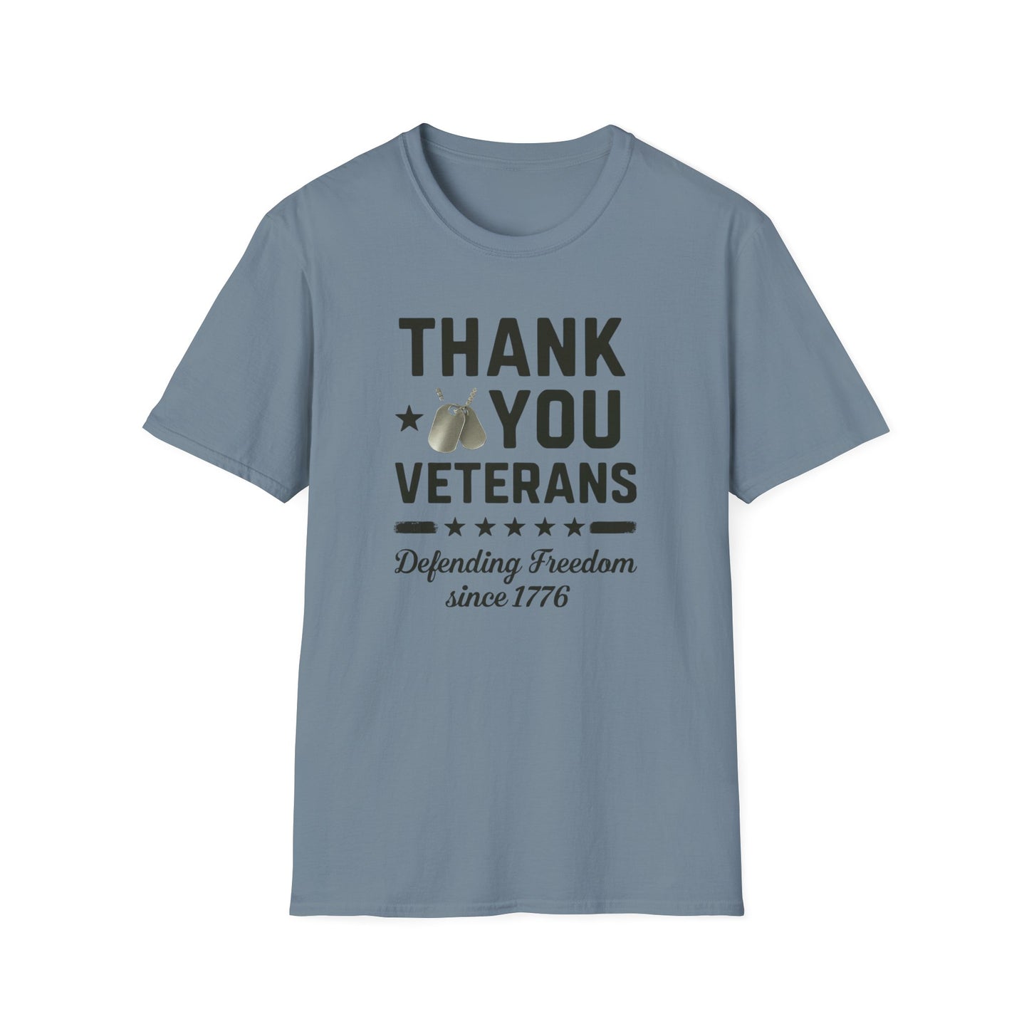 Thank You Veterans, Defending Freedom since 1776 unisex tshirt, 4th of july tee, patriotic tshirt, honor your local vet shirt