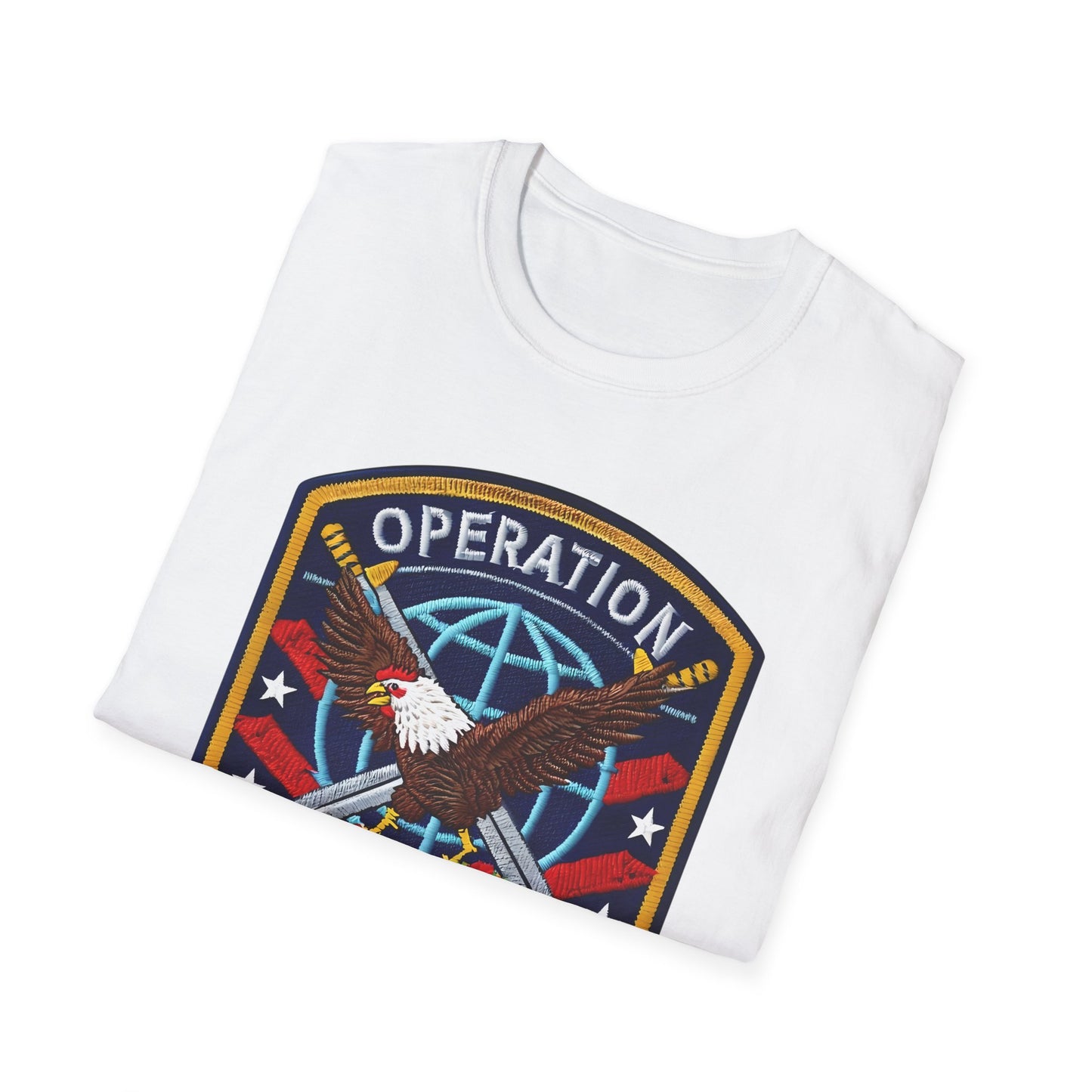 Operation Enduring Clusterf*ck Unisex Softstyle T-Shirt, Casual Wear, Military Humor Tee, Gift for Veterans, Fun Graphic Tee