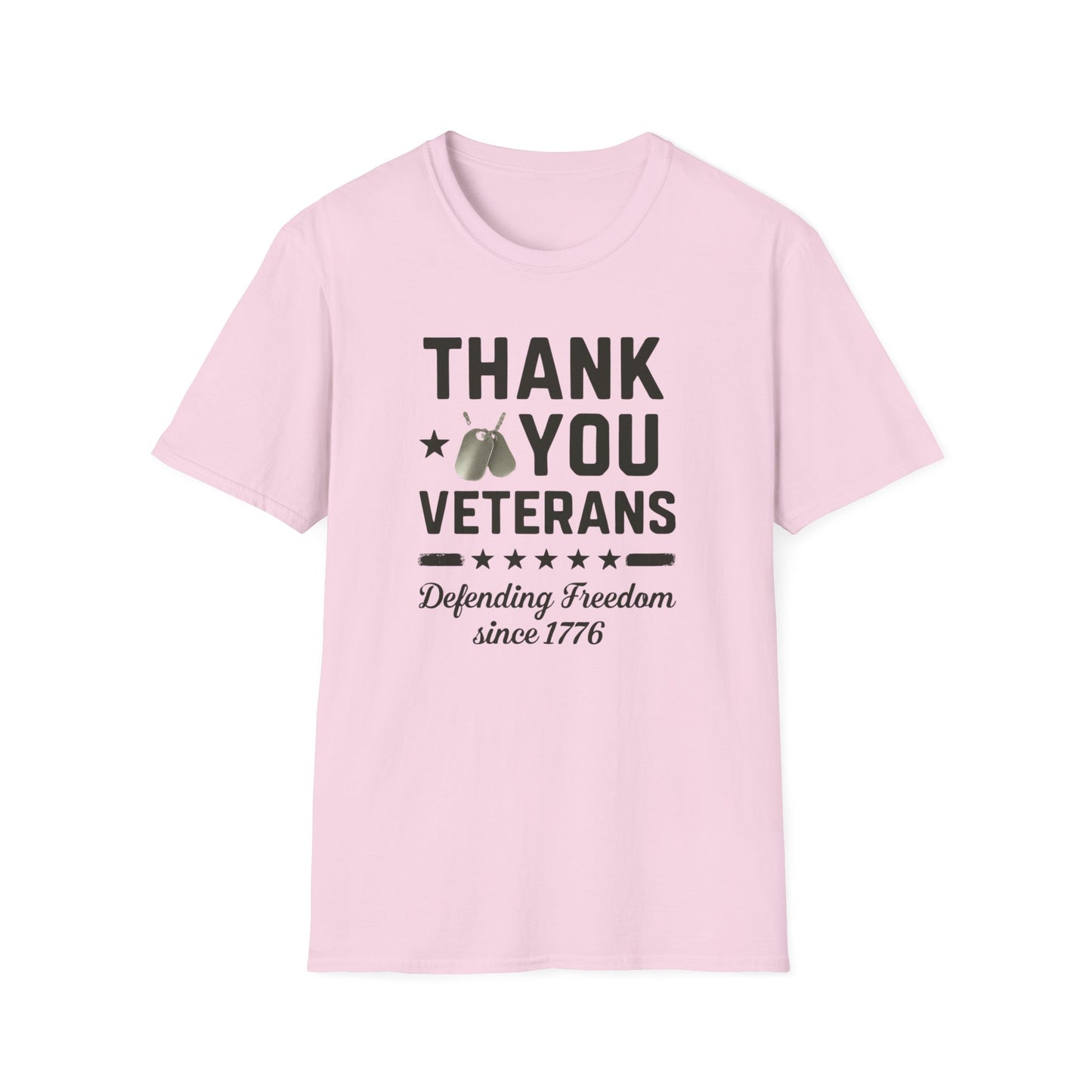Thank You Veterans, Defending Freedom since 1776 unisex tshirt, 4th of july tee, patriotic tshirt, honor your local vet shirt