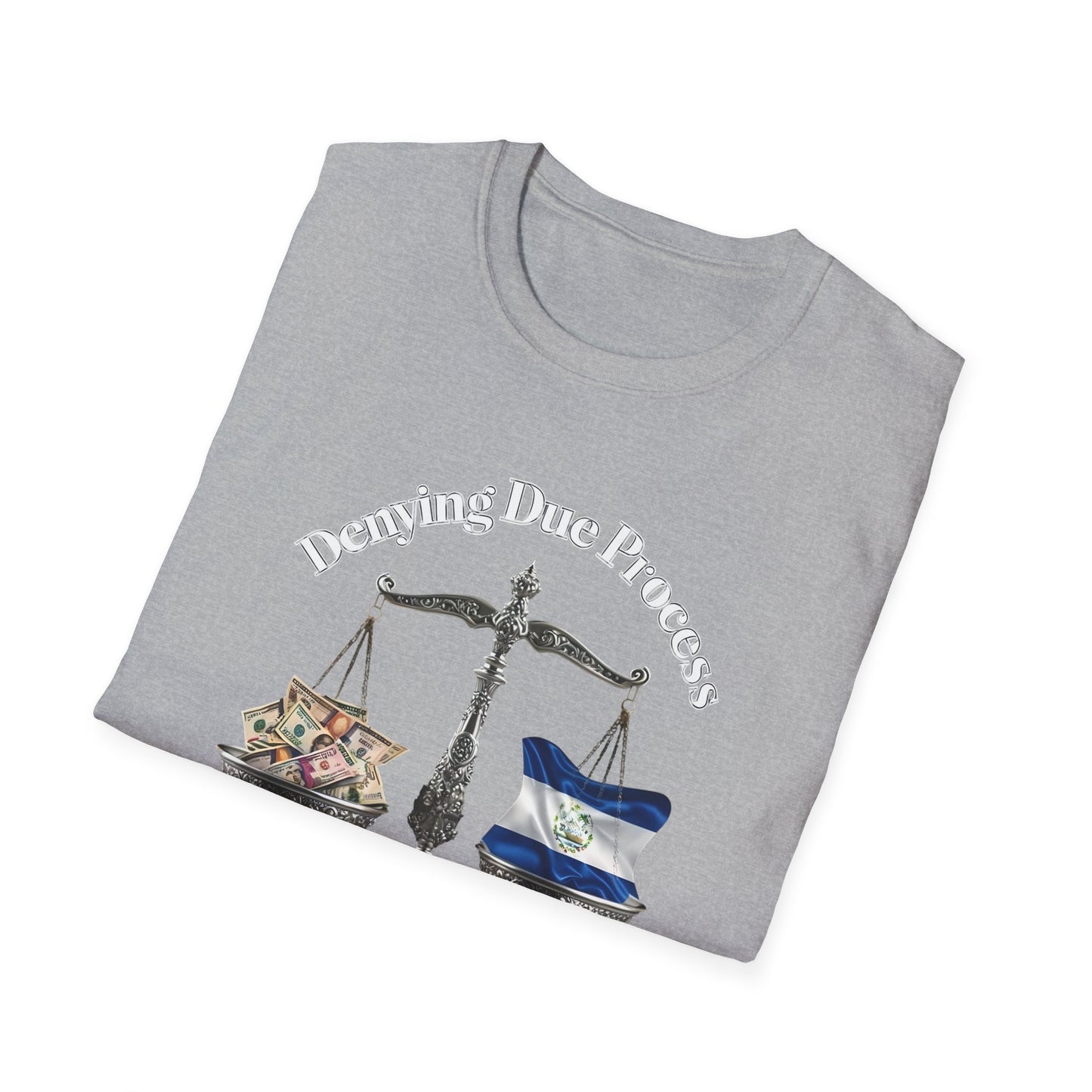 Justice T-Shirt - 'Denying Due Process Is UnAmerican' Graphic Tee, Political Apparel, Gift for Activists, Casual Wear, Statement Shirt