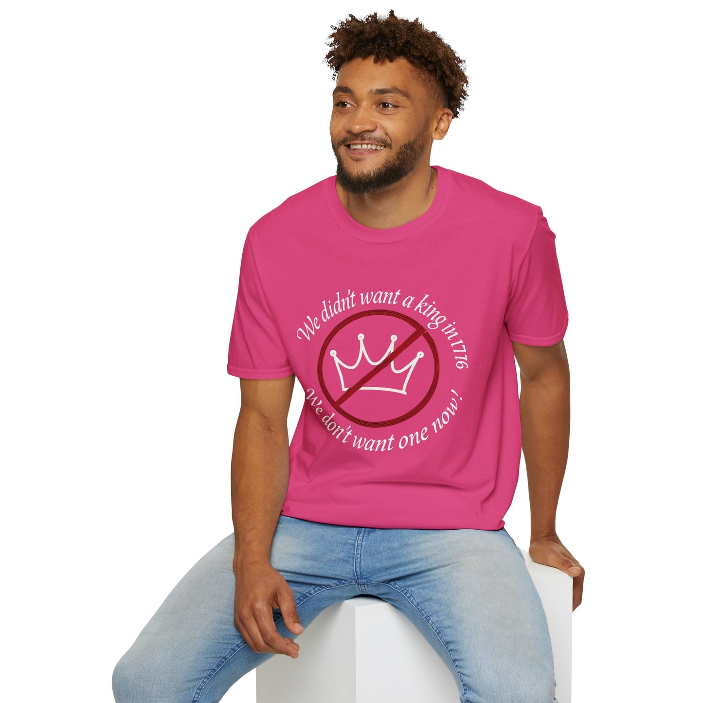 No Kings in 1776 unisex t-shirt, no kings political tee, anti king tee, unisex fit, protest t-shirt, everyday patriot t-shirt