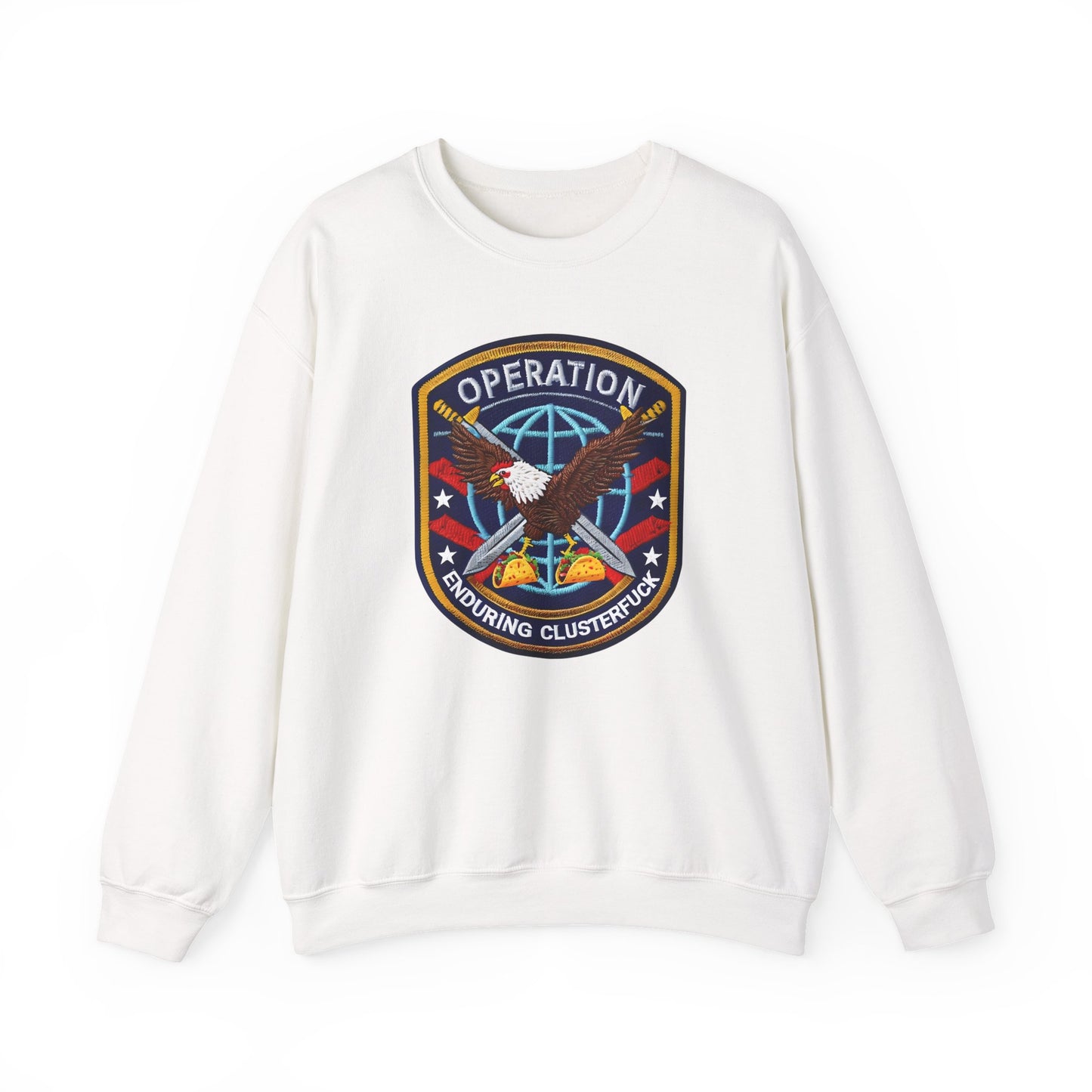Operation Enduring Clusterfuck crewneck Sweatshirt, Political Statement Sweatshirt, Anti Fascism Sweatshirt, Support Ukraine Crew Neck