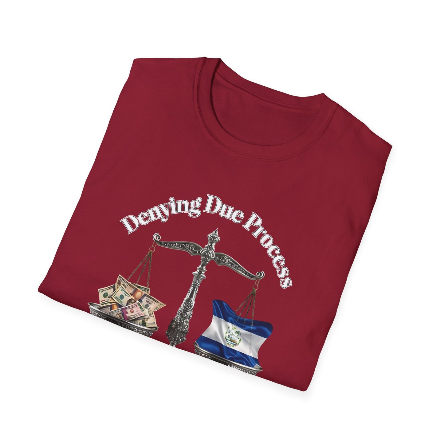Justice T-Shirt - 'Denying Due Process Is UnAmerican' Graphic Tee, Political Apparel, Gift for Activists, Casual Wear, Statement Shirt