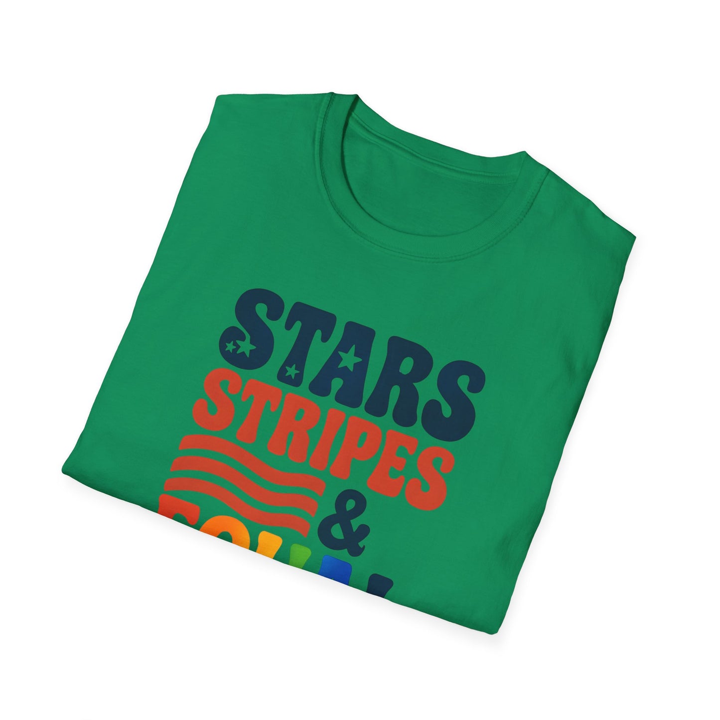 Stars Stripes and Equal Rights unisex tee, Casual protest Gift, LGBTQ tee, Unisex Softstyle Shirt,  Family Wear, gay rights