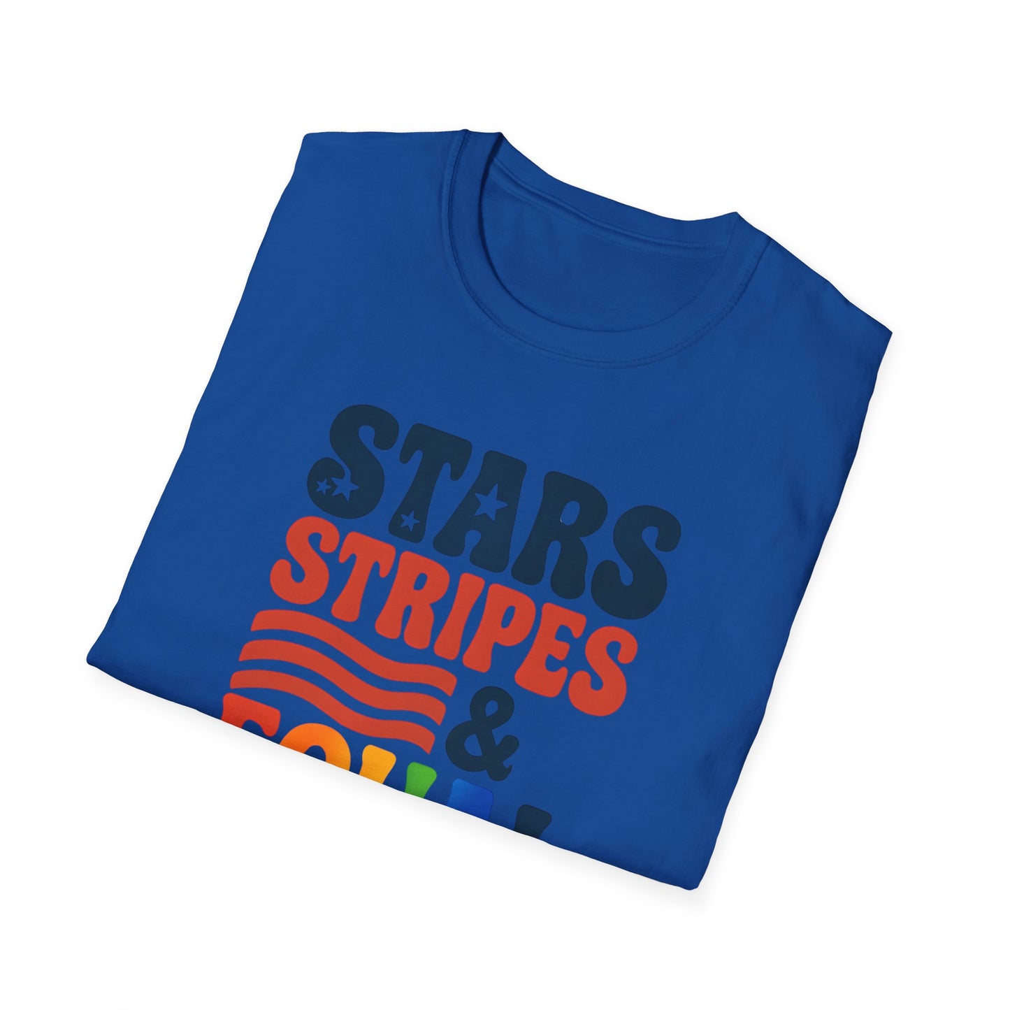 Stars Stripes and Equal Rights unisex tee, Casual protest Gift, LGBTQ tee, Unisex Softstyle Shirt,  Family Wear, gay rights