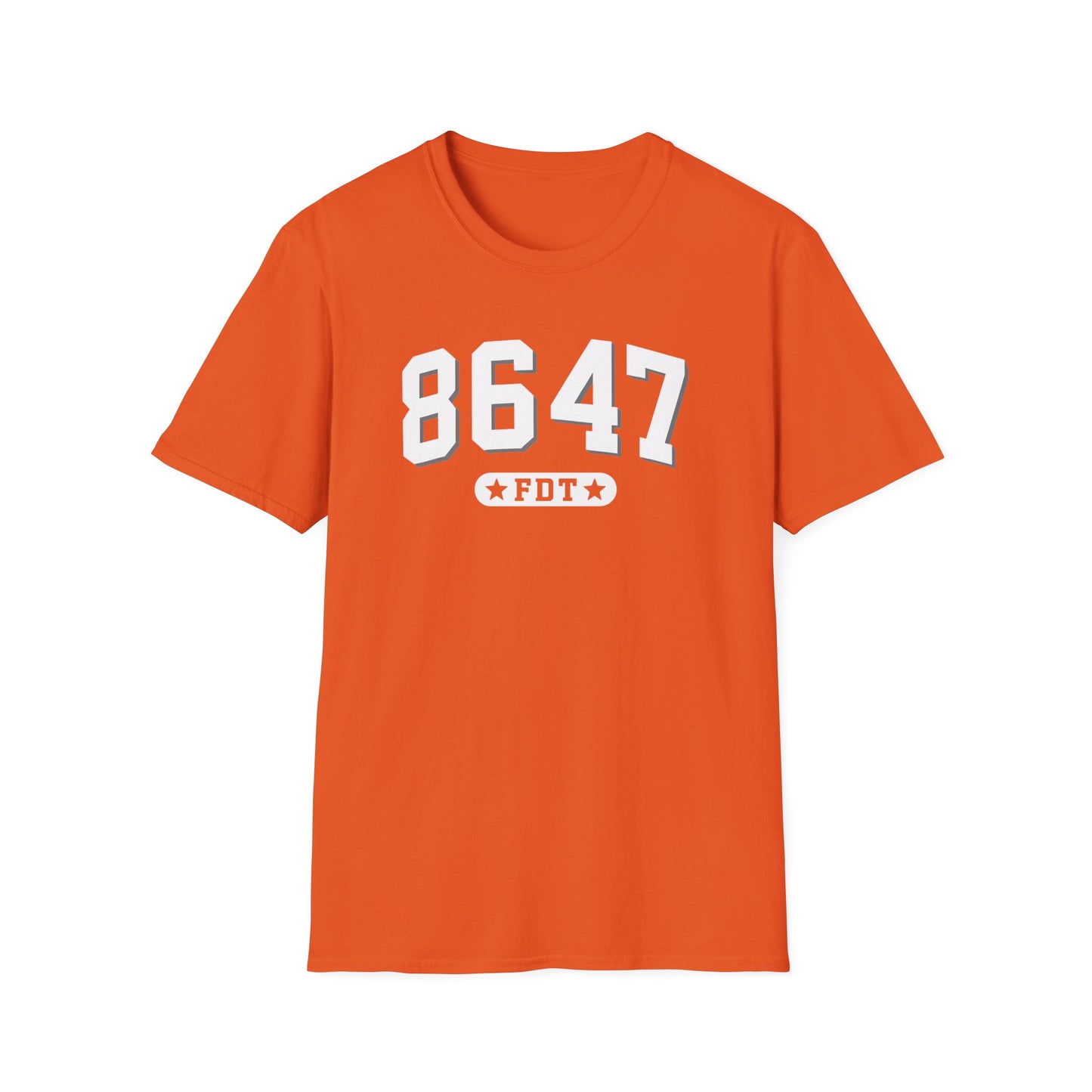 8647 FDT T-Shirt, Unisex Softstyle Tee, anti trump tee, resistance tee, FDT tshirt, protest tee, statement tshirt
