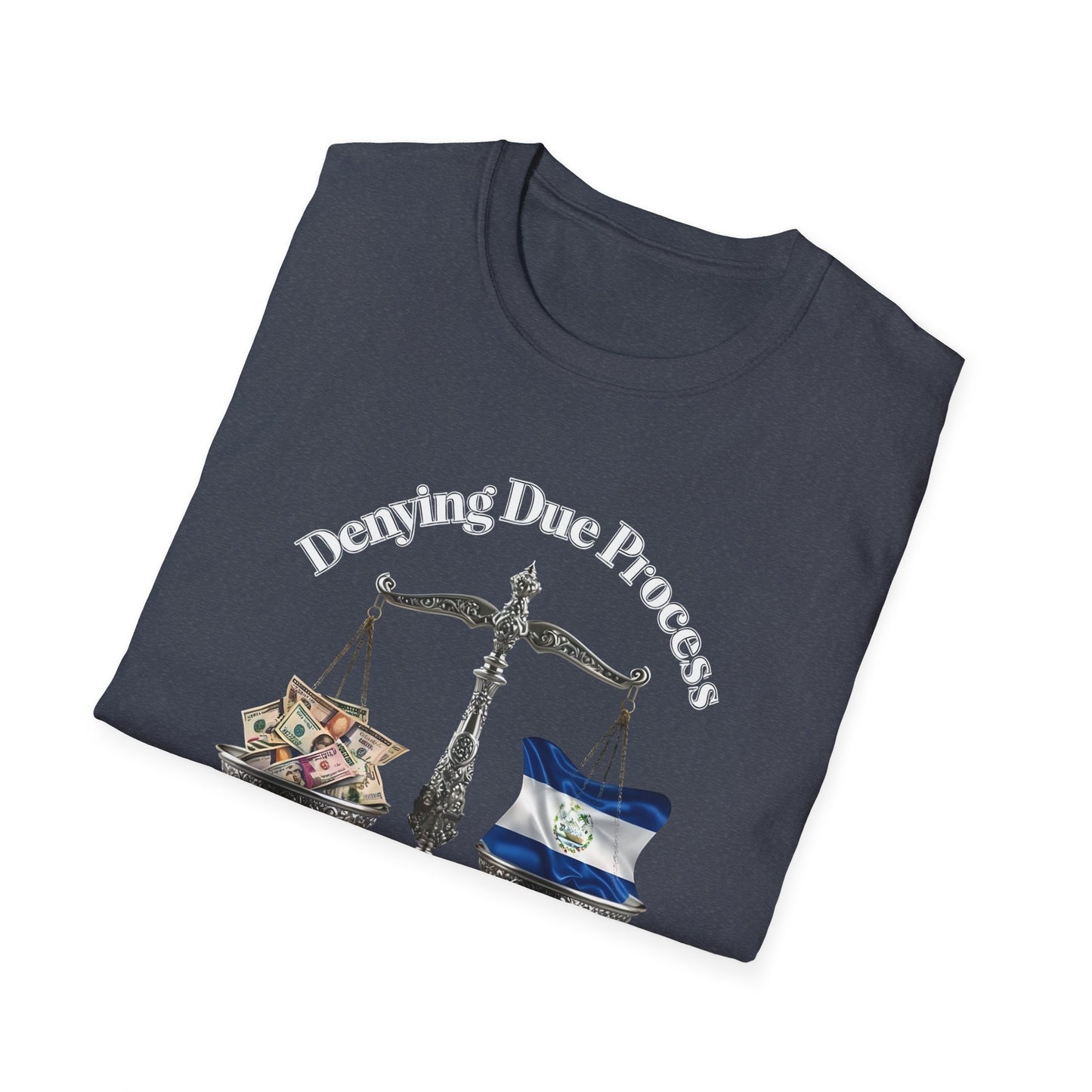 Justice T-Shirt - 'Denying Due Process Is UnAmerican' Graphic Tee, Political Apparel, Gift for Activists, Casual Wear, Statement Shirt