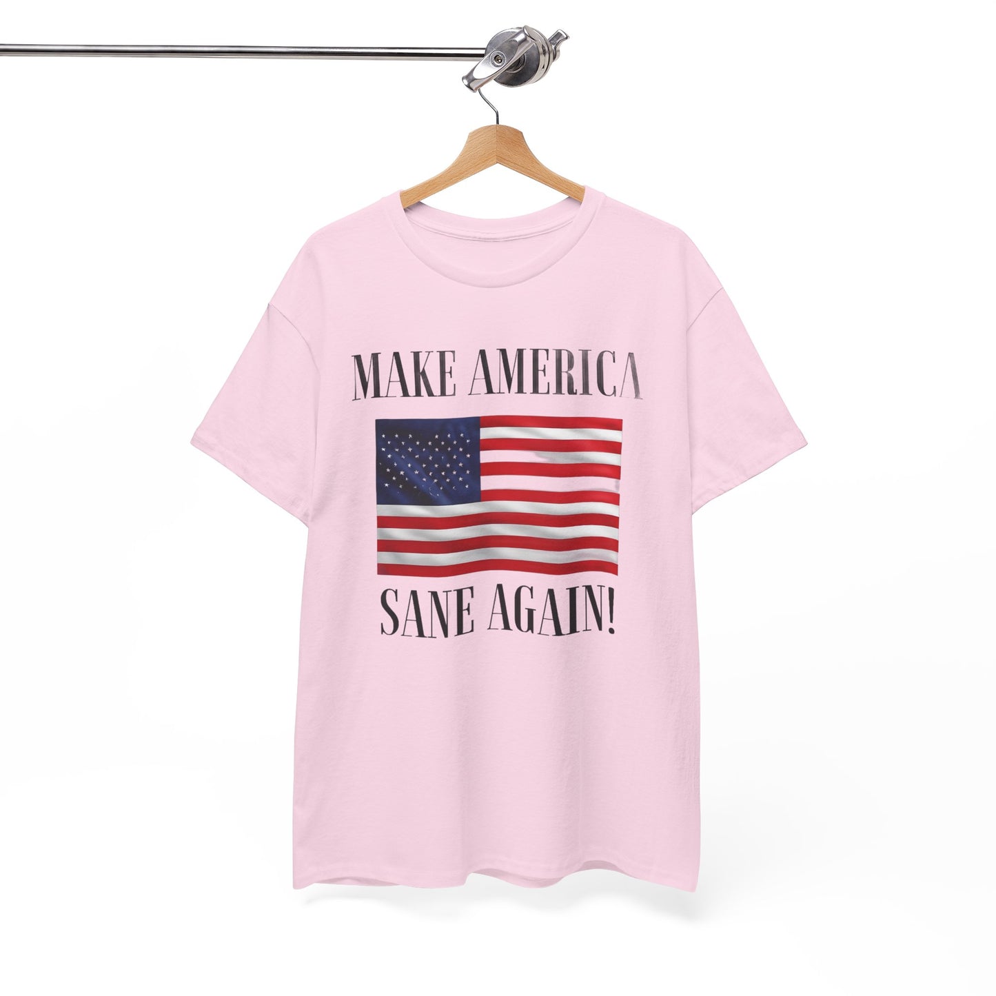 Make America Sane Again! T-Shirt, Unisex Graphic T-Shirt, Political Statement Tee, Anti Fascism, Anti MAGA