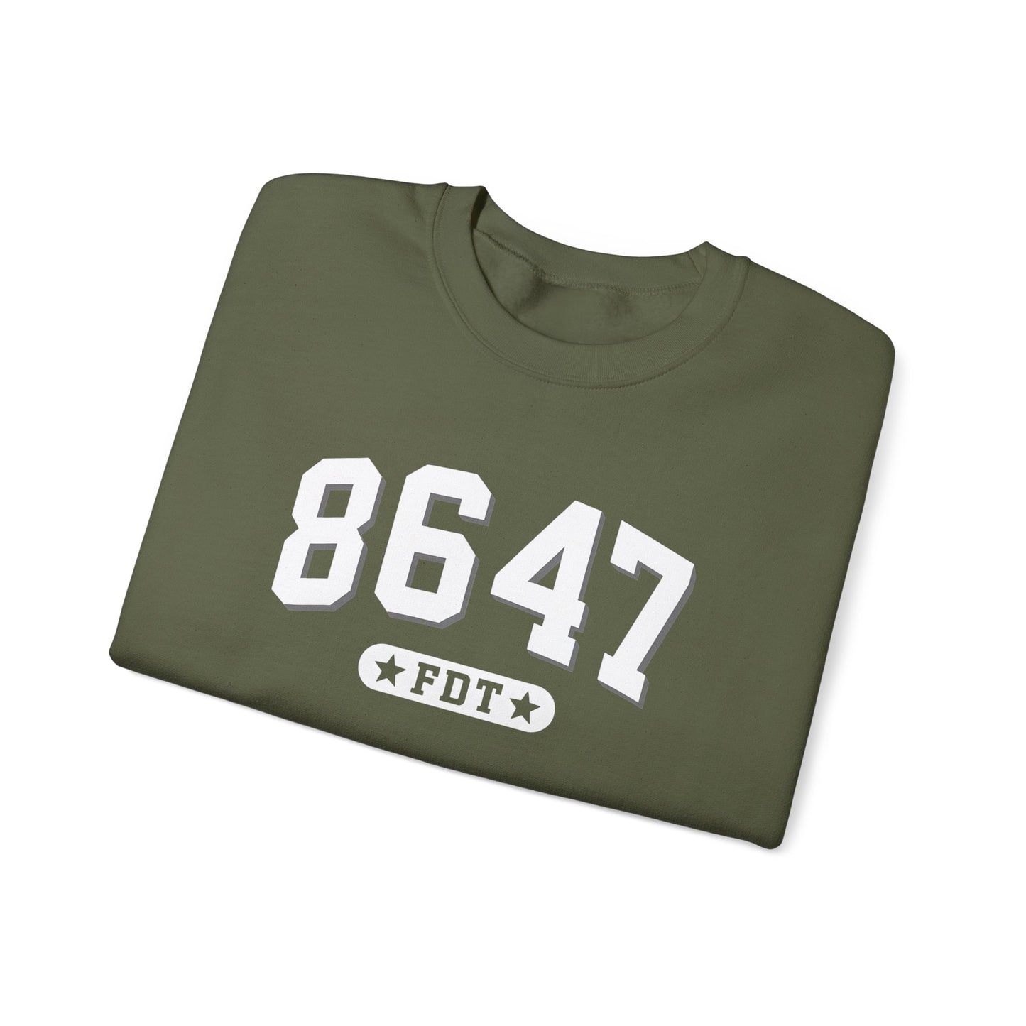 8647 FDT unisex Crewneck Sweatshirt, Stand with FDT Sweatshirt, No Trump Crewneck, Anti-Fascism Sweatshirt, unisex crewneck sweatshirt