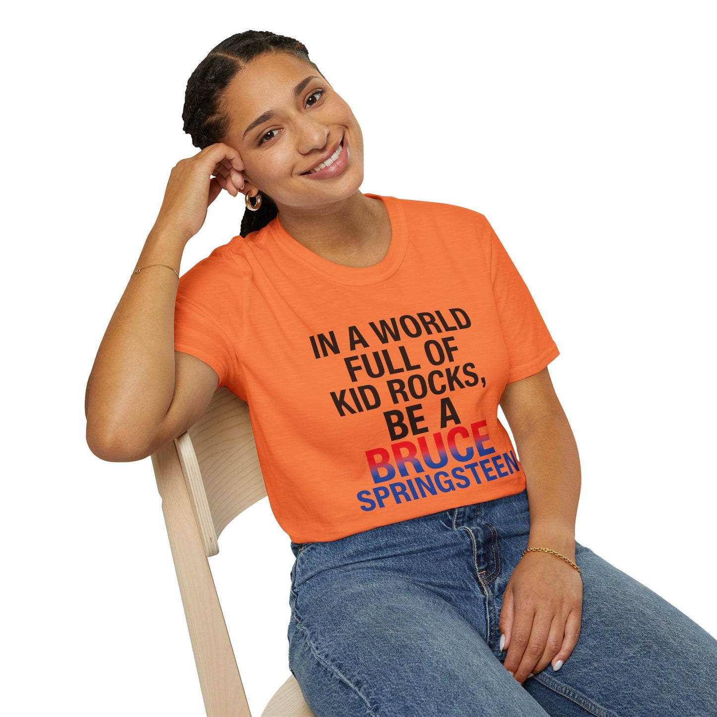 Be a Bruce Springsteen T-Shirt - Be a Bruce Springsteen, Music Lover Gift, Casual Tee, Concert Outfit, Unique Design