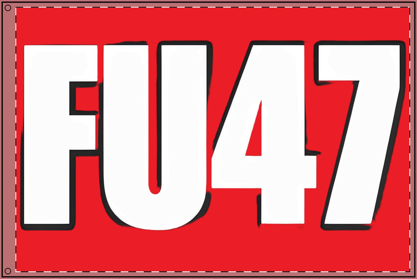 FU47/ 8647 Custom Double Sided Flag for Events, Resistance Flag, Protest Banner, Unique Gift, Festive Display, Home or Yard