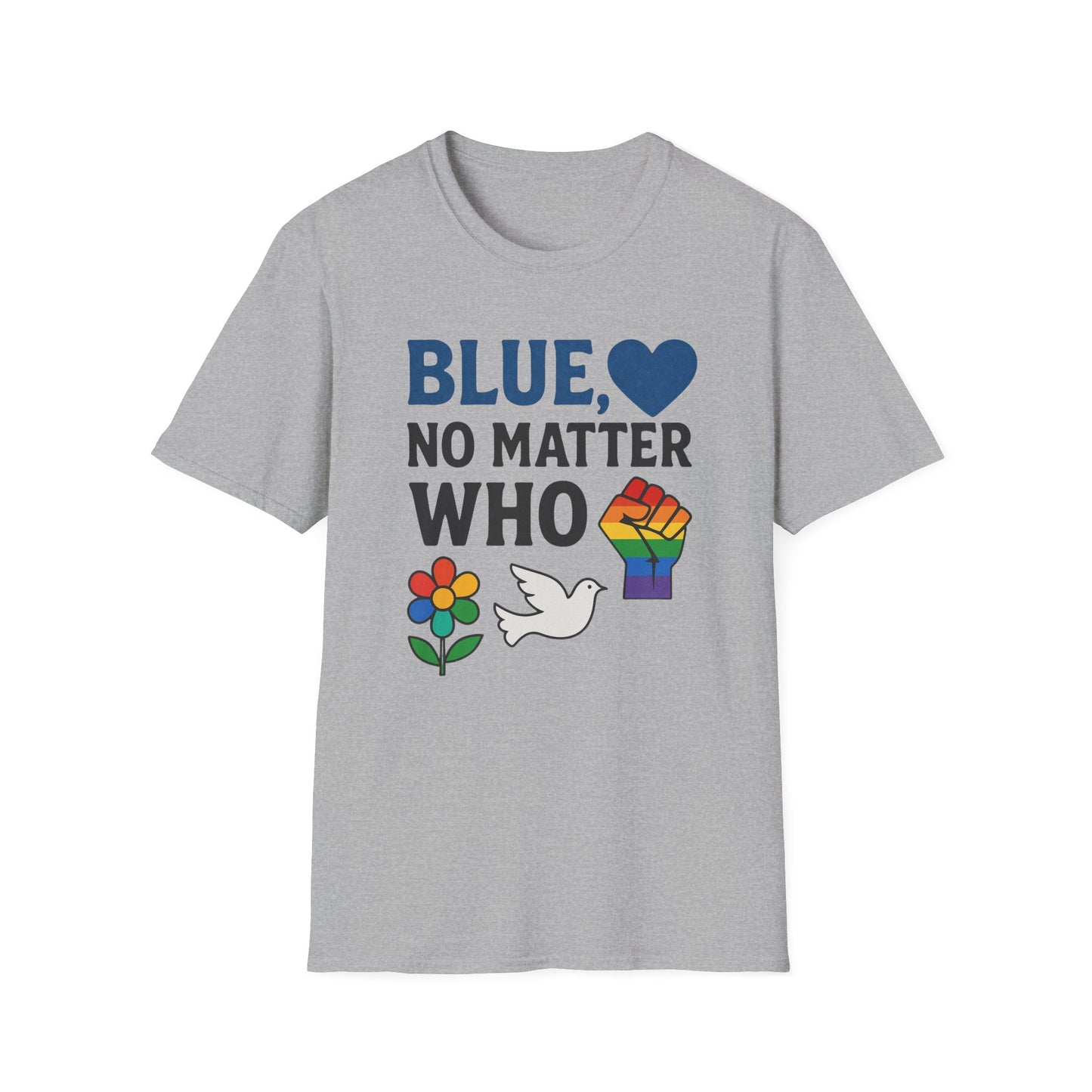 Pride Heart T-Shirt, Unisex LGBTQ+ Tee, Love Wins Shirt, Supportive Apparel, Equality Gift