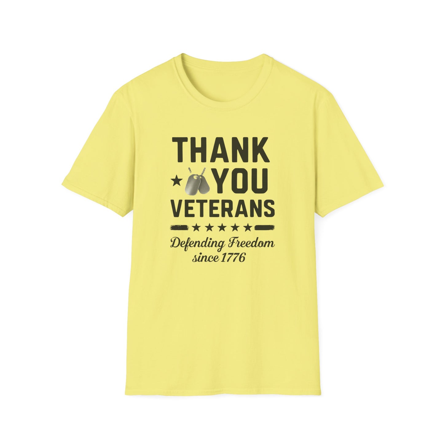 Thank You Veterans, Defending Freedom since 1776 unisex tshirt, 4th of july tee, patriotic tshirt, honor your local vet shirt