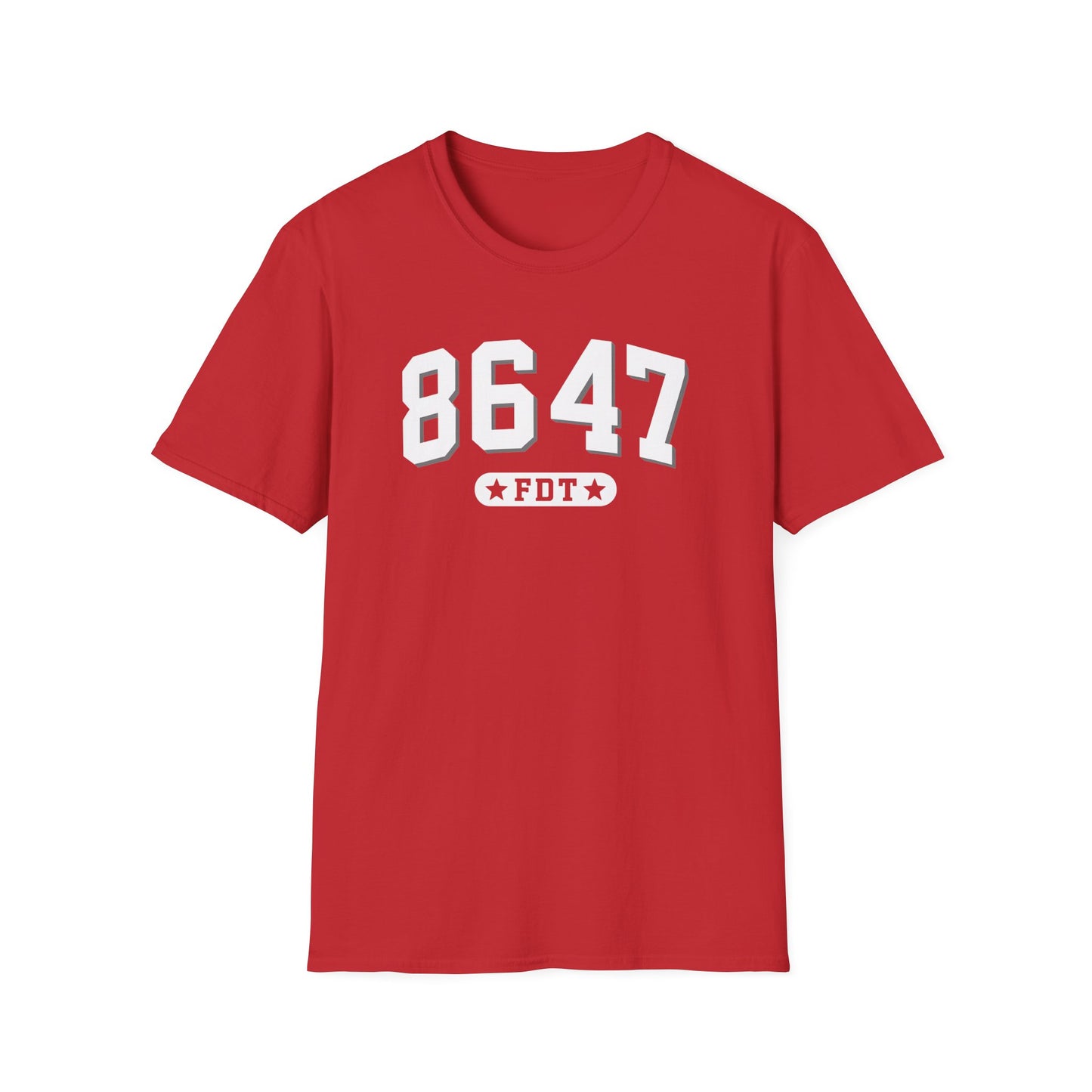 8647 FDT T-Shirt, Unisex Softstyle Tee, anti trump tee, resistance tee, FDT tshirt, protest tee, statement tshirt