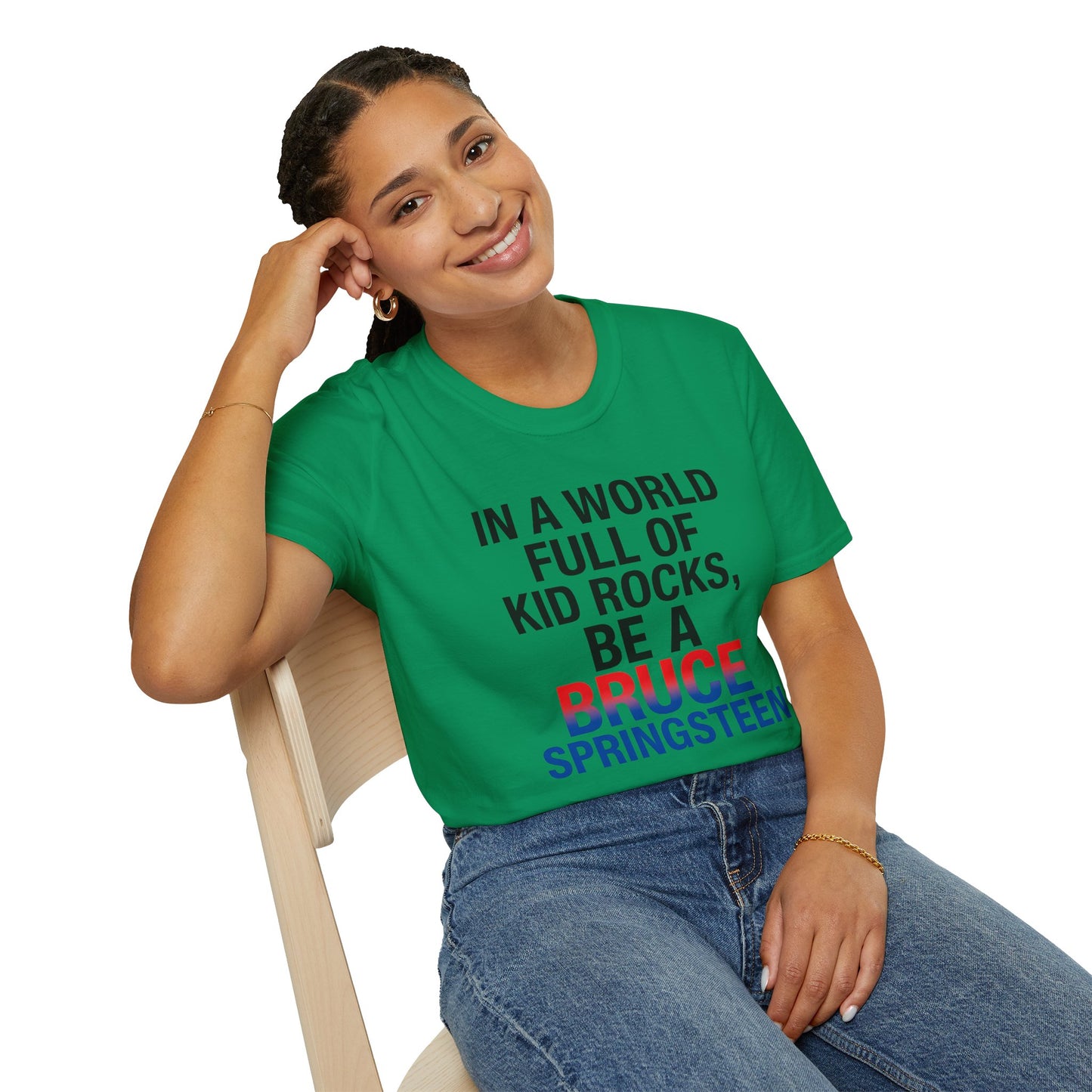 Be a Bruce Springsteen T-Shirt - Be a Bruce Springsteen, Music Lover Gift, Casual Tee, Concert Outfit, Unique Design