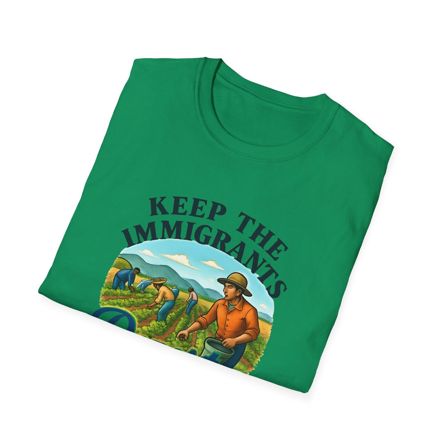 Keep the Immigrants, Deport the Racists -unisex anytime tee,  Casual Wear, Statement Piece, Gift for, Stand with immigrants, anti racists tee