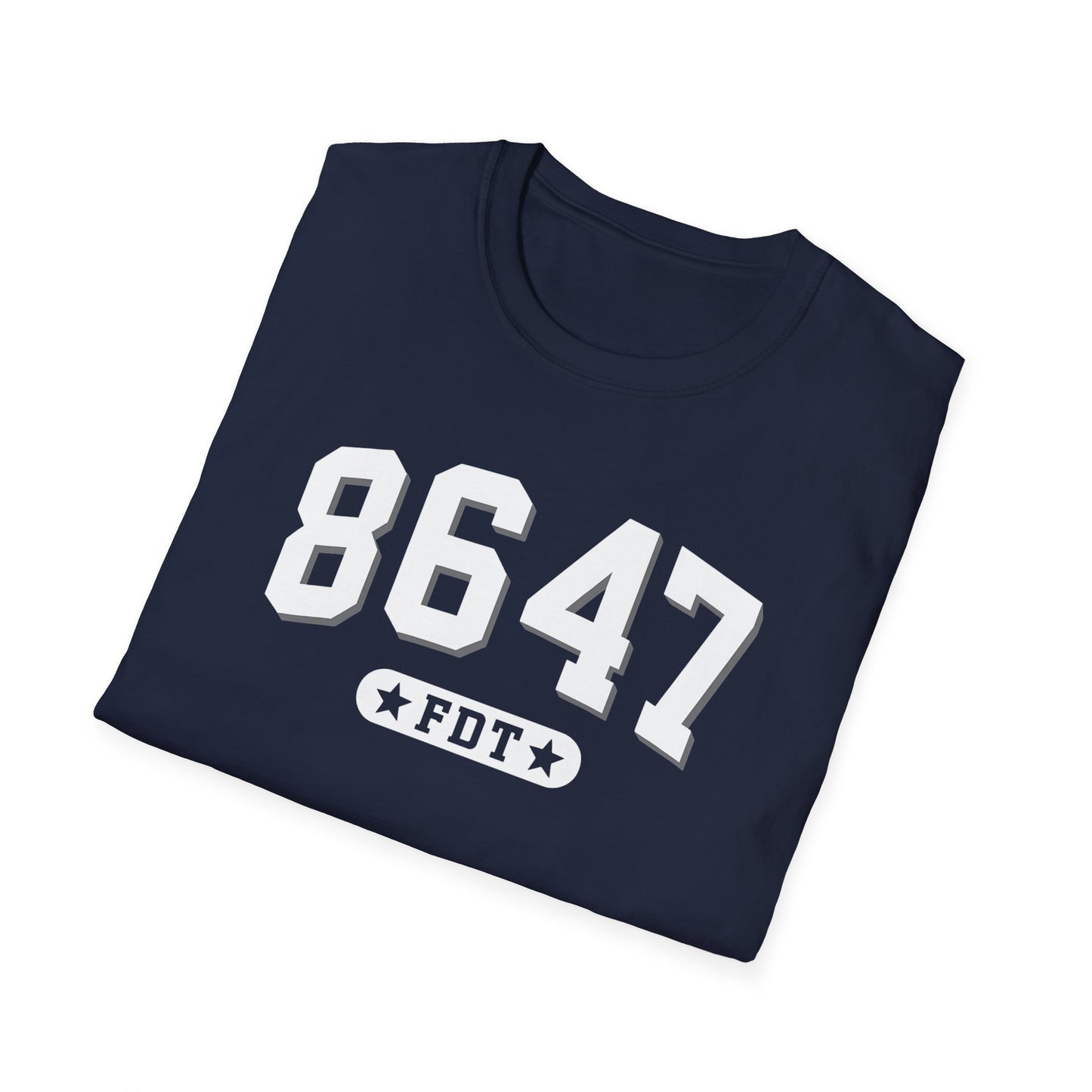 8647 FDT T-Shirt, Unisex Softstyle Tee, anti trump tee, resistance tee, FDT tshirt, protest tee, statement tshirt