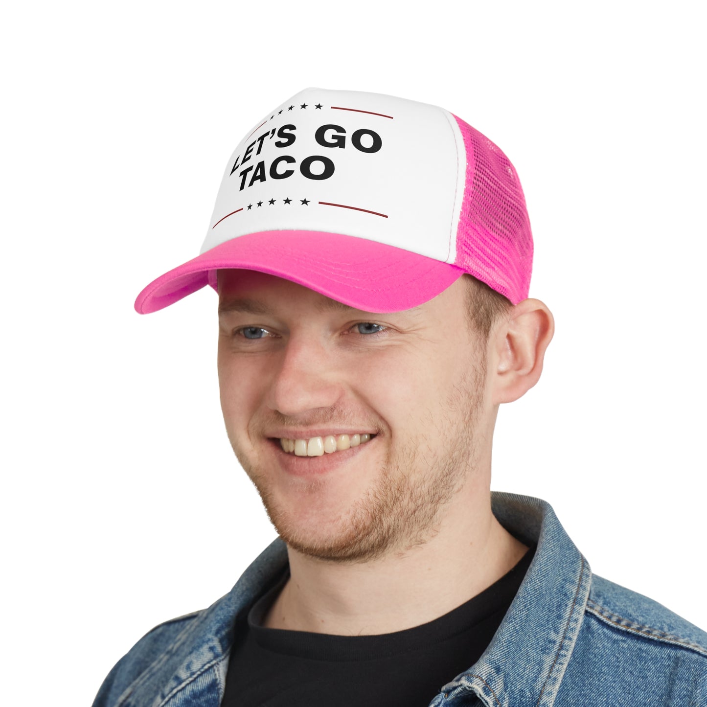 Let's Go Taco Mesh Cap - Impeach the Taco, Nacho President Hat, Humor Gift for Food Lovers, Party Accessory, Cinco de Mayo Party