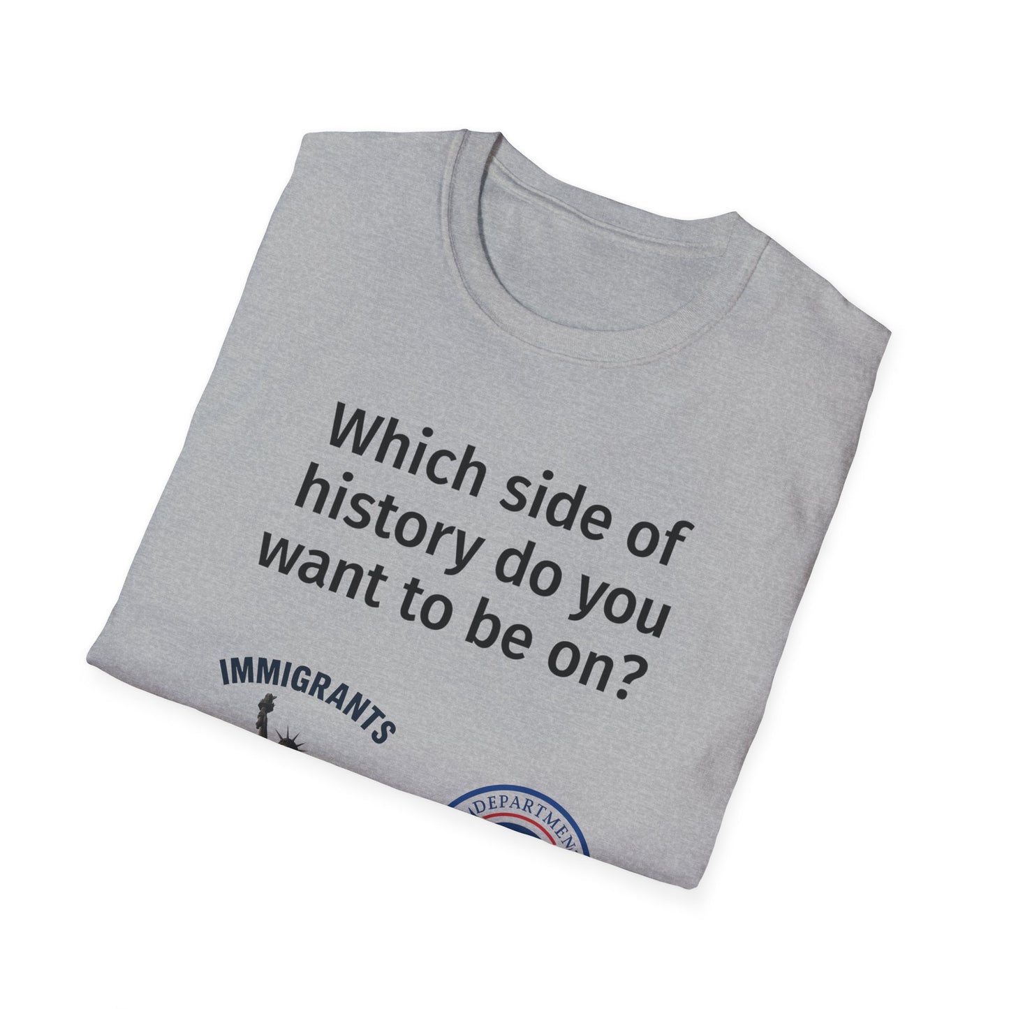 Which Side of History Do You Want to Be On? | Unisex Equal Rights Protest T-Shirt | Multicolored Fist Graphic Tee | Social Justice Shirt