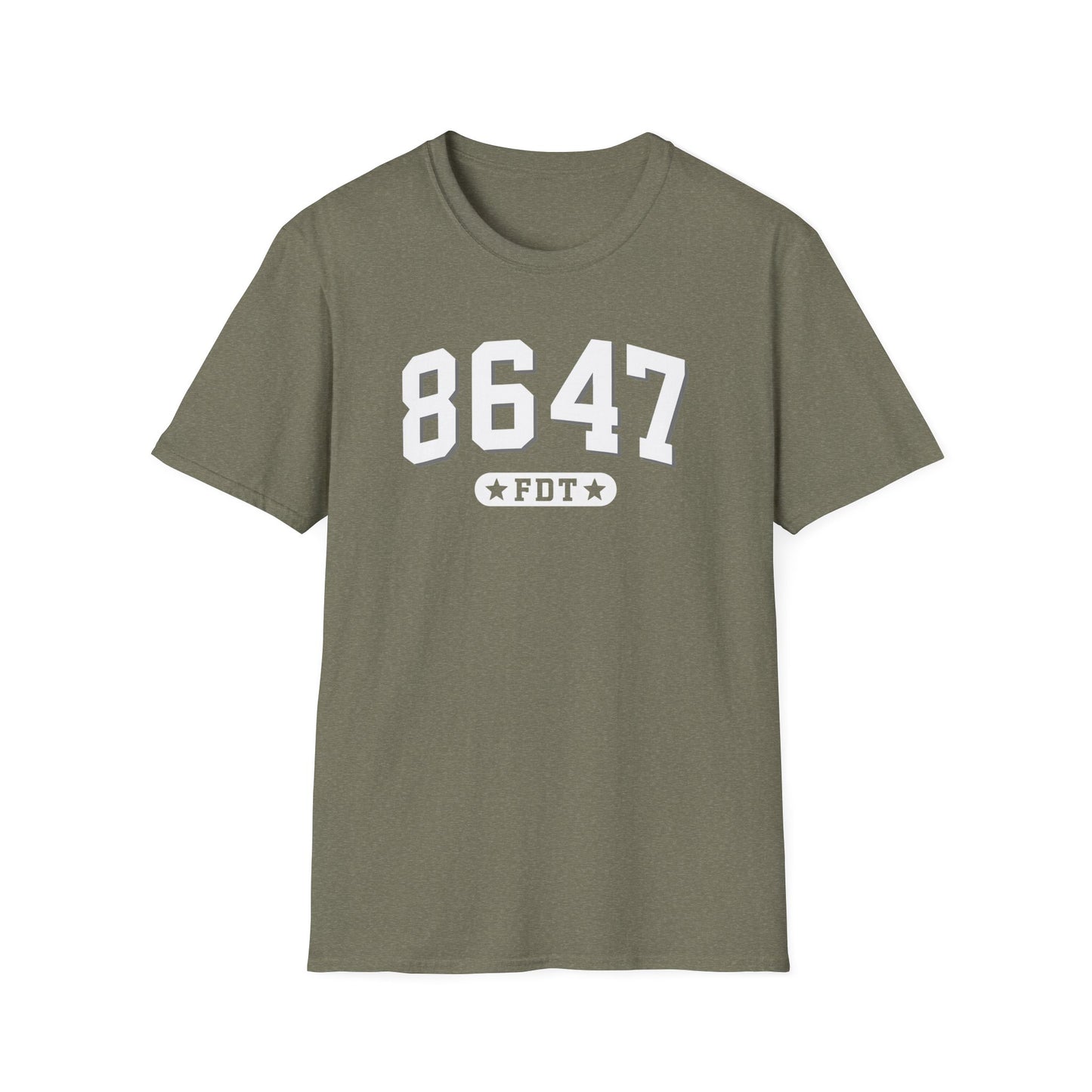 8647 FDT T-Shirt, Unisex Softstyle Tee, anti trump tee, resistance tee, FDT tshirt, protest tee, statement tshirt