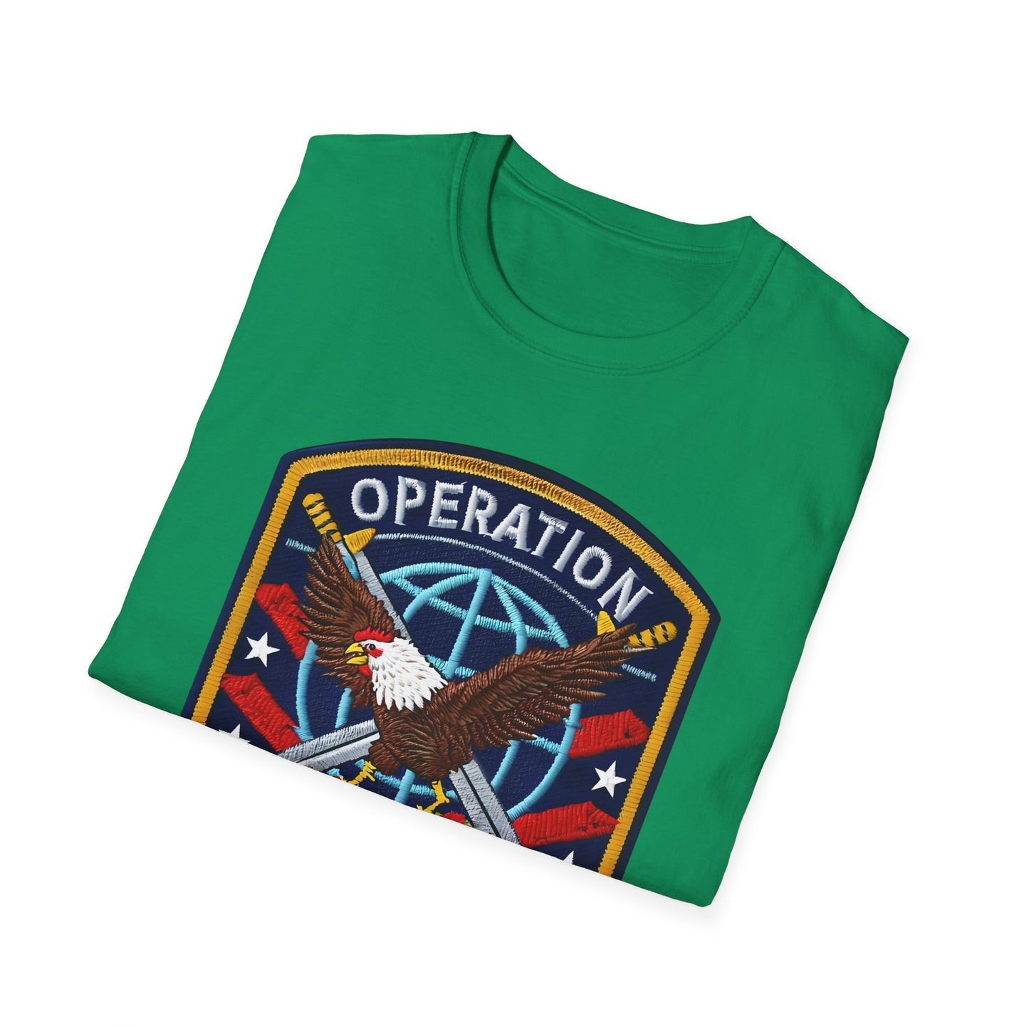 Operation Enduring Clusterf*ck Unisex Softstyle T-Shirt, Casual Wear, Military Humor Tee, Gift for Veterans, Fun Graphic Tee