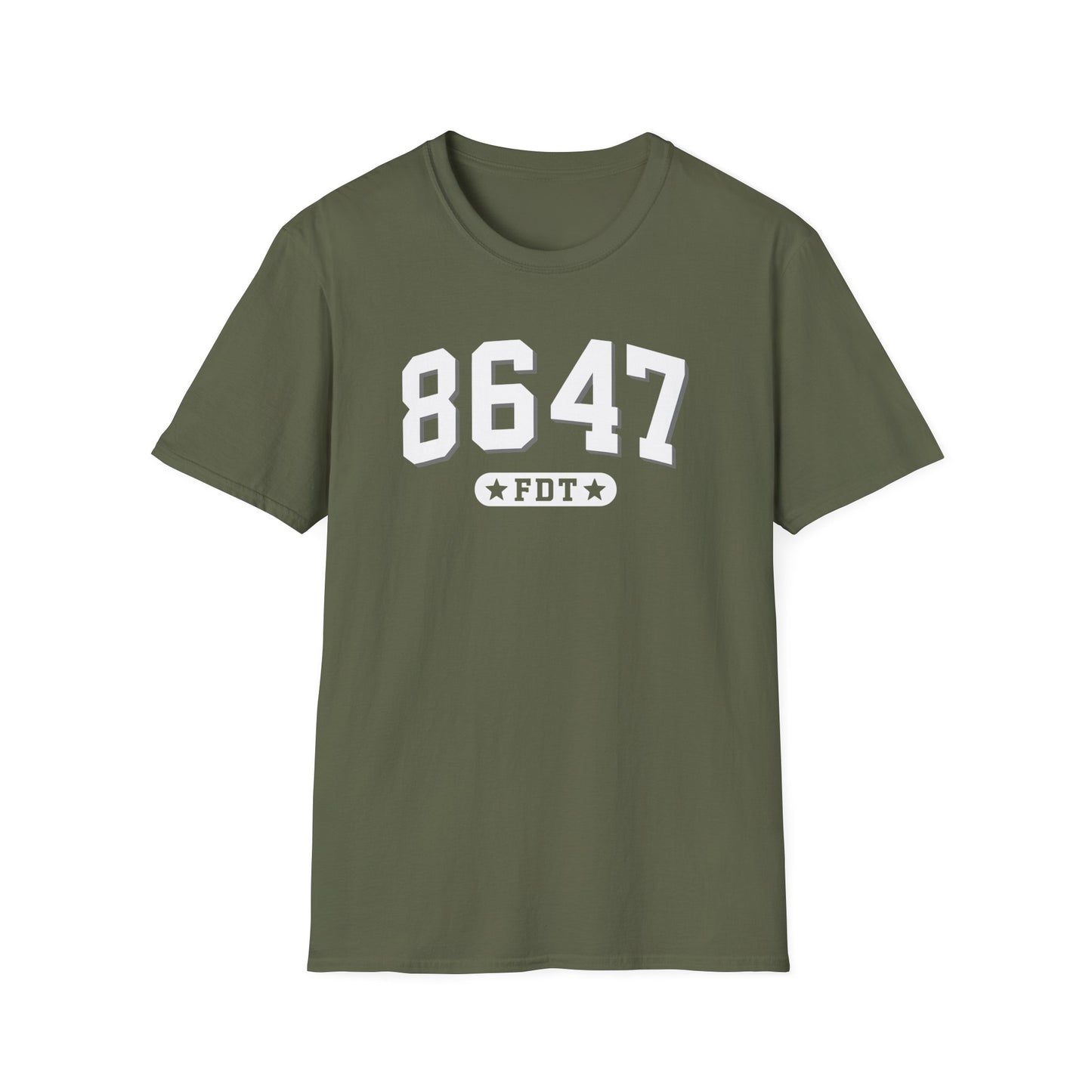8647 FDT T-Shirt, Unisex Softstyle Tee, anti trump tee, resistance tee, FDT tshirt, protest tee, statement tshirt