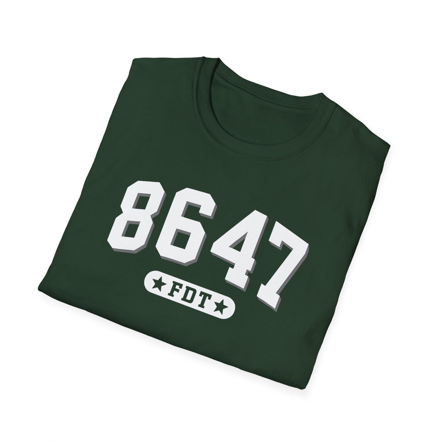 8647 FDT T-Shirt, Unisex Softstyle Tee, anti trump tee, resistance tee, FDT tshirt, protest tee, statement tshirt