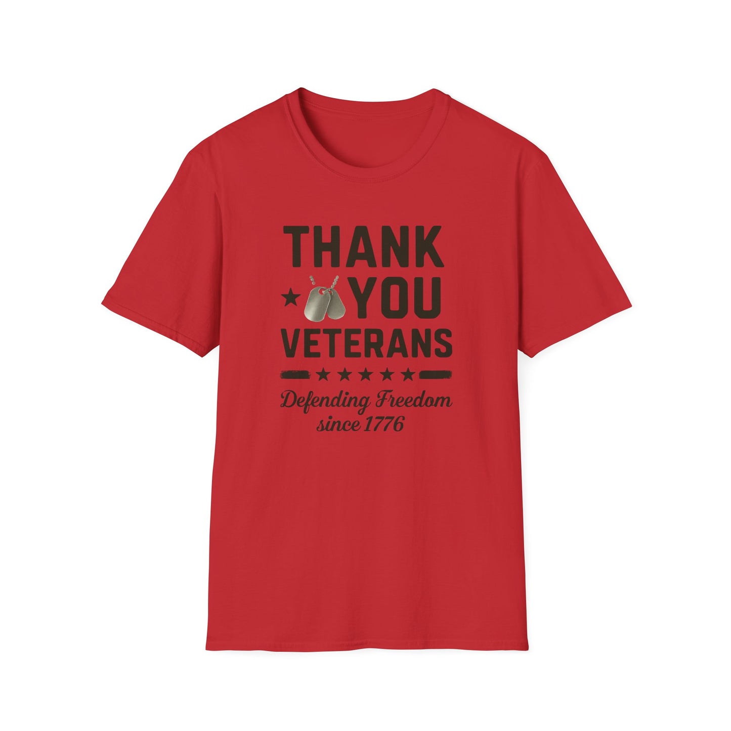 Thank You Veterans, Defending Freedom since 1776 unisex tshirt, 4th of july tee, patriotic tshirt, honor your local vet shirt