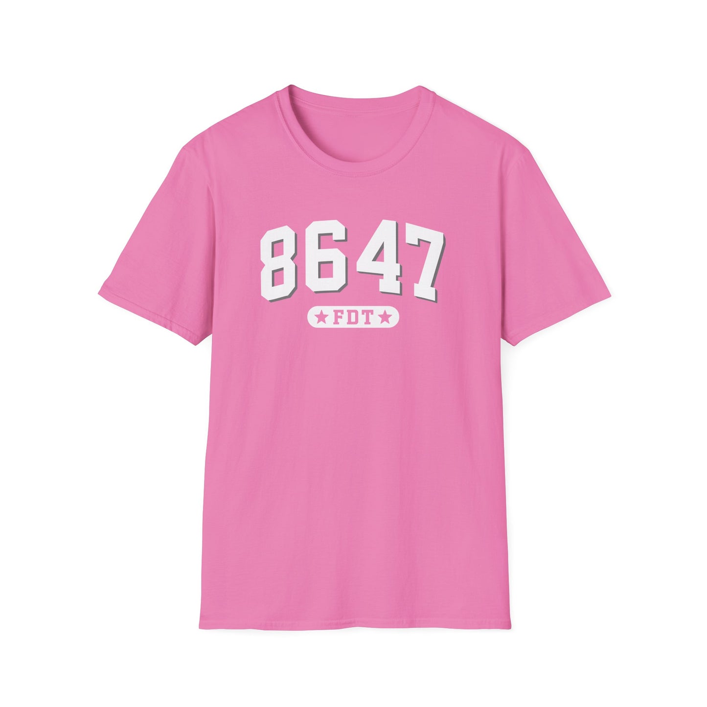 8647 FDT T-Shirt, Unisex Softstyle Tee, anti trump tee, resistance tee, FDT tshirt, protest tee, statement tshirt