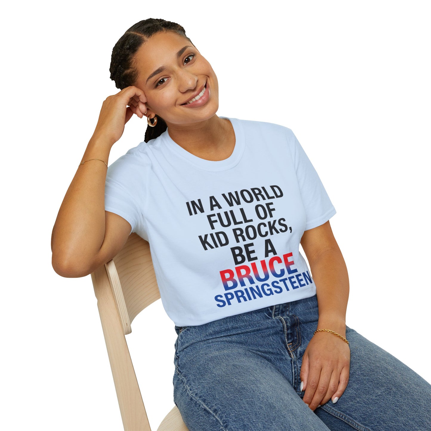 Be a Bruce Springsteen T-Shirt - Be a Bruce Springsteen, Music Lover Gift, Casual Tee, Concert Outfit, Unique Design