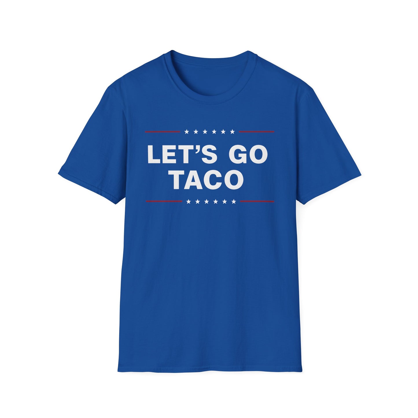 Let's Go Taco Unisex Softstyle T-Shirt, Taco Lover Gift, Funny Foodie Shirt, Casual Wear, Taco Tuesday Tee