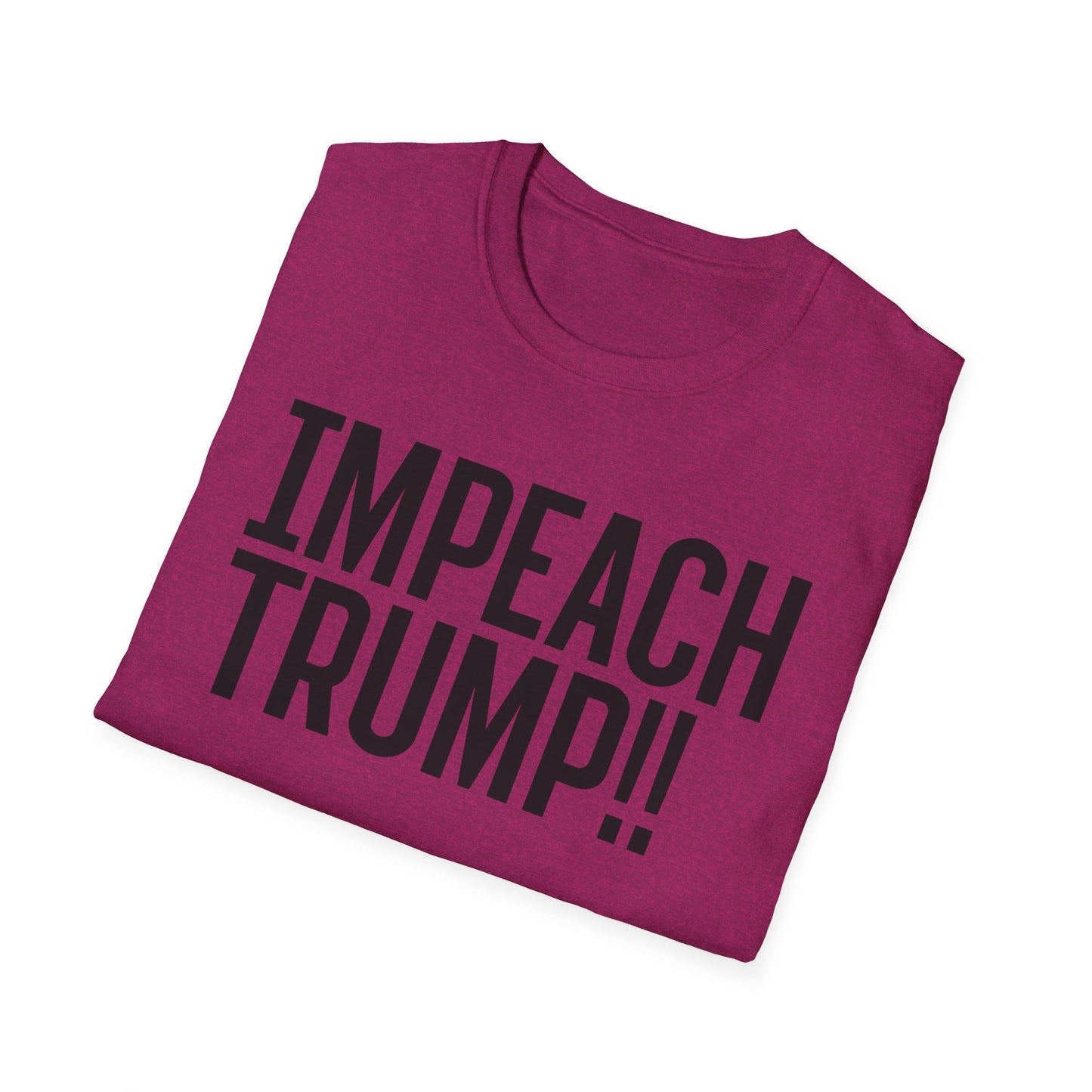 Impeach Trump!! front We've Had Enough back T-Shirt | Impeach Trump!!, Political Apparel, Comfortable Graphic Tee, Statement Top