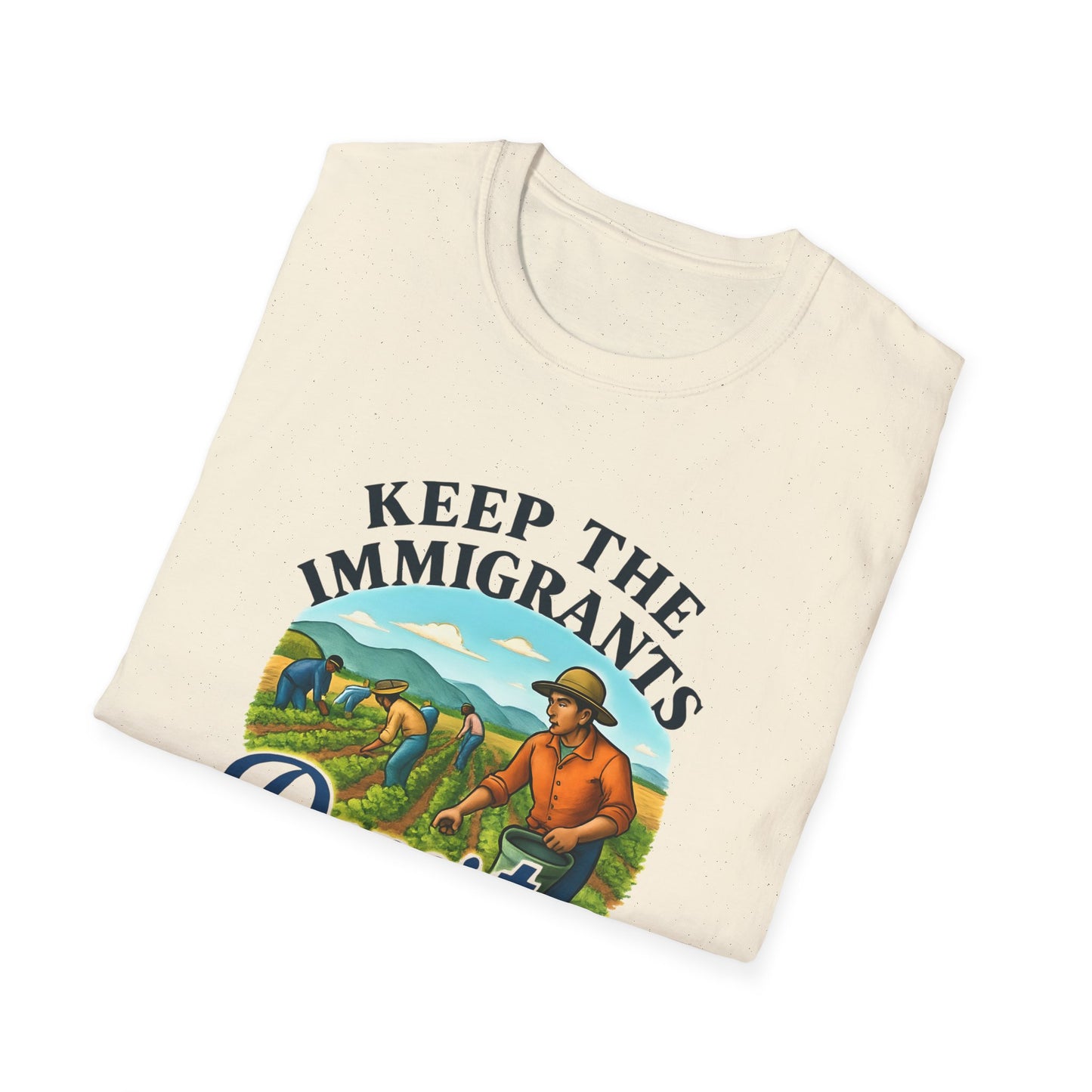 Keep the Immigrants, Deport the Racists -unisex anytime tee,  Casual Wear, Statement Piece, Gift for, Stand with immigrants, anti racists tee