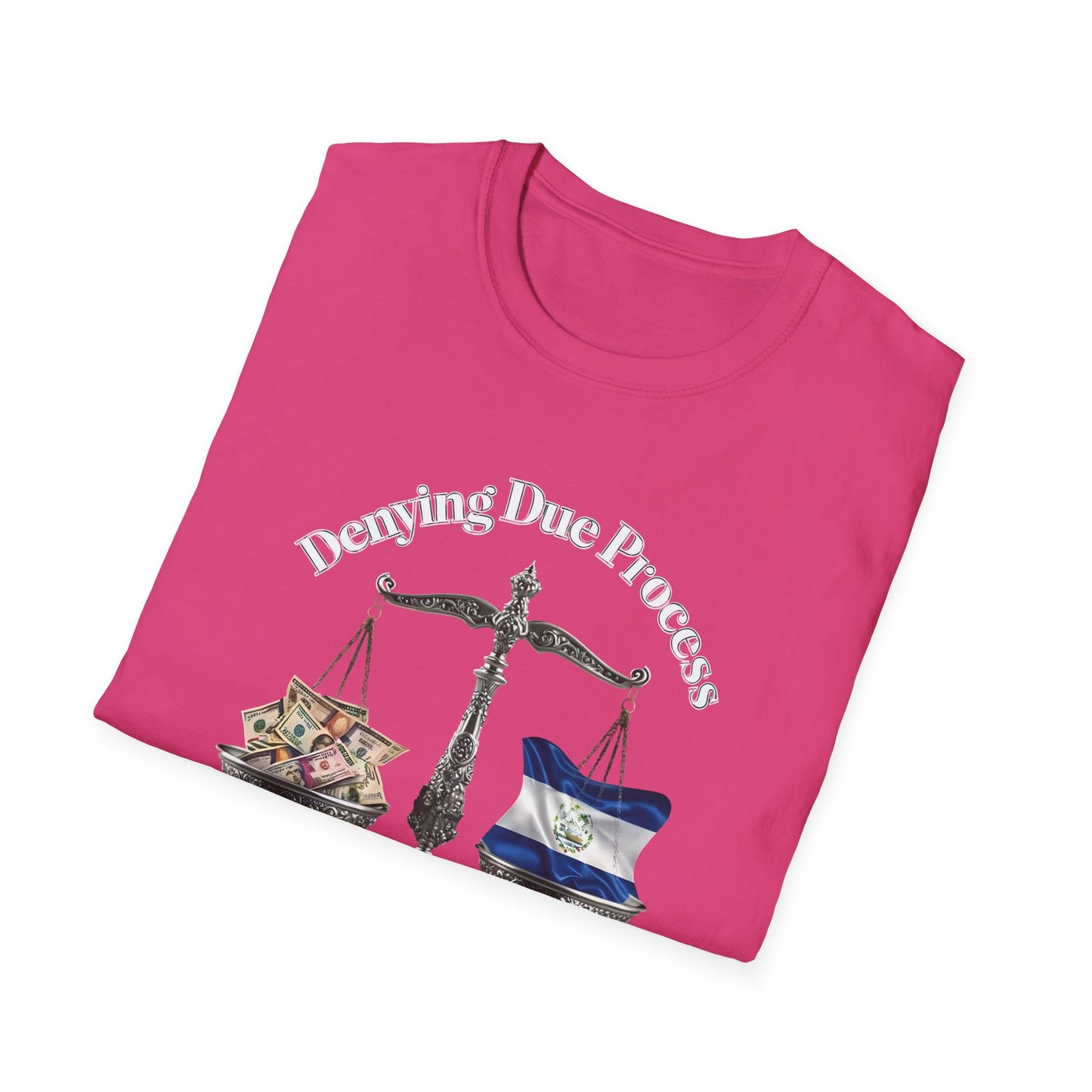 Justice T-Shirt - 'Denying Due Process Is UnAmerican' Graphic Tee, Political Apparel, Gift for Activists, Casual Wear, Statement Shirt