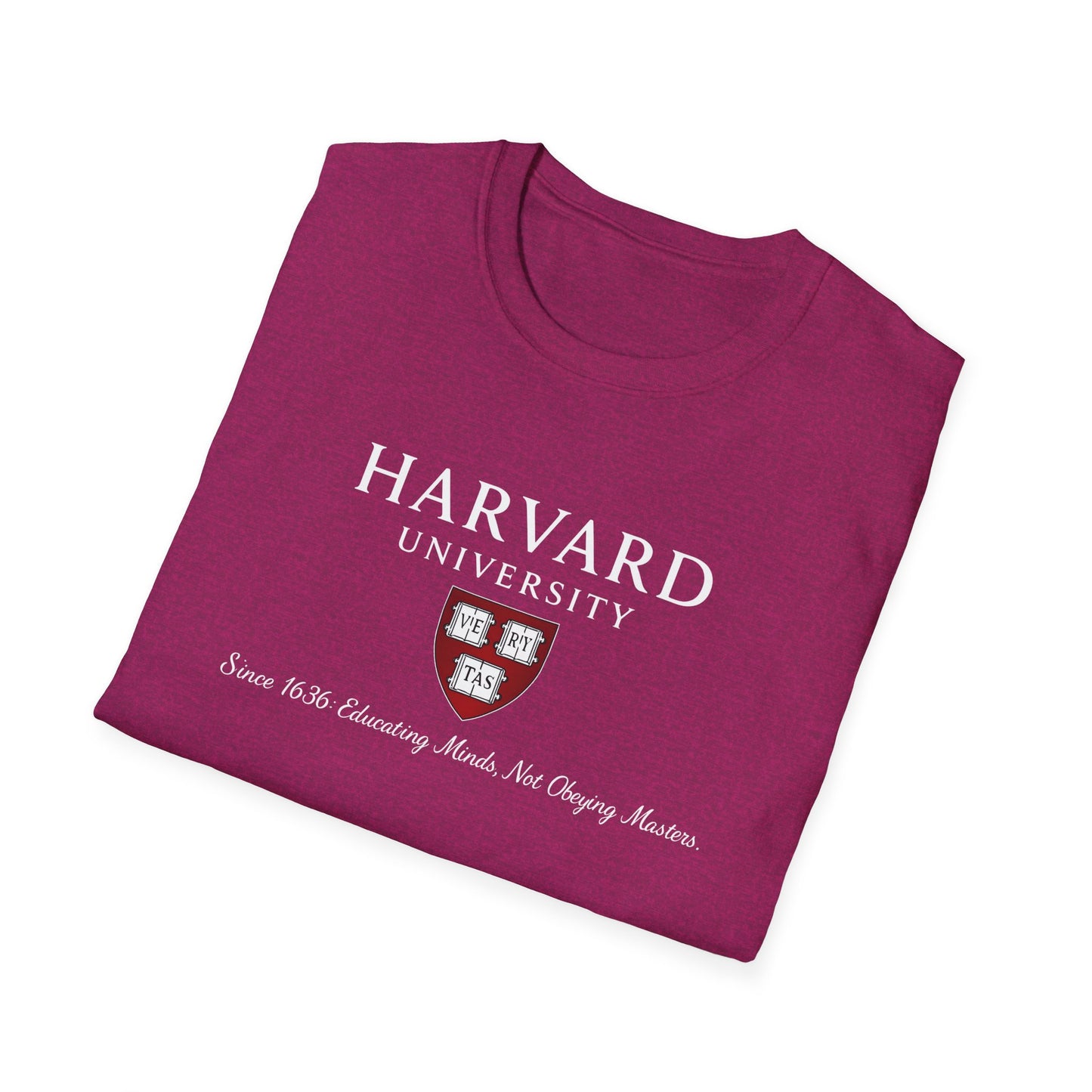 Harvard University - Since 1636: unisex t-shirt, antigovernment shirt, no masters tee, hands off universities t-shirt, law shirt