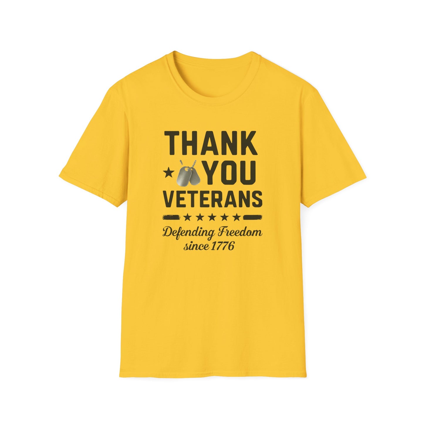 Thank You Veterans, Defending Freedom since 1776 unisex tshirt, 4th of july tee, patriotic tshirt, honor your local vet shirt