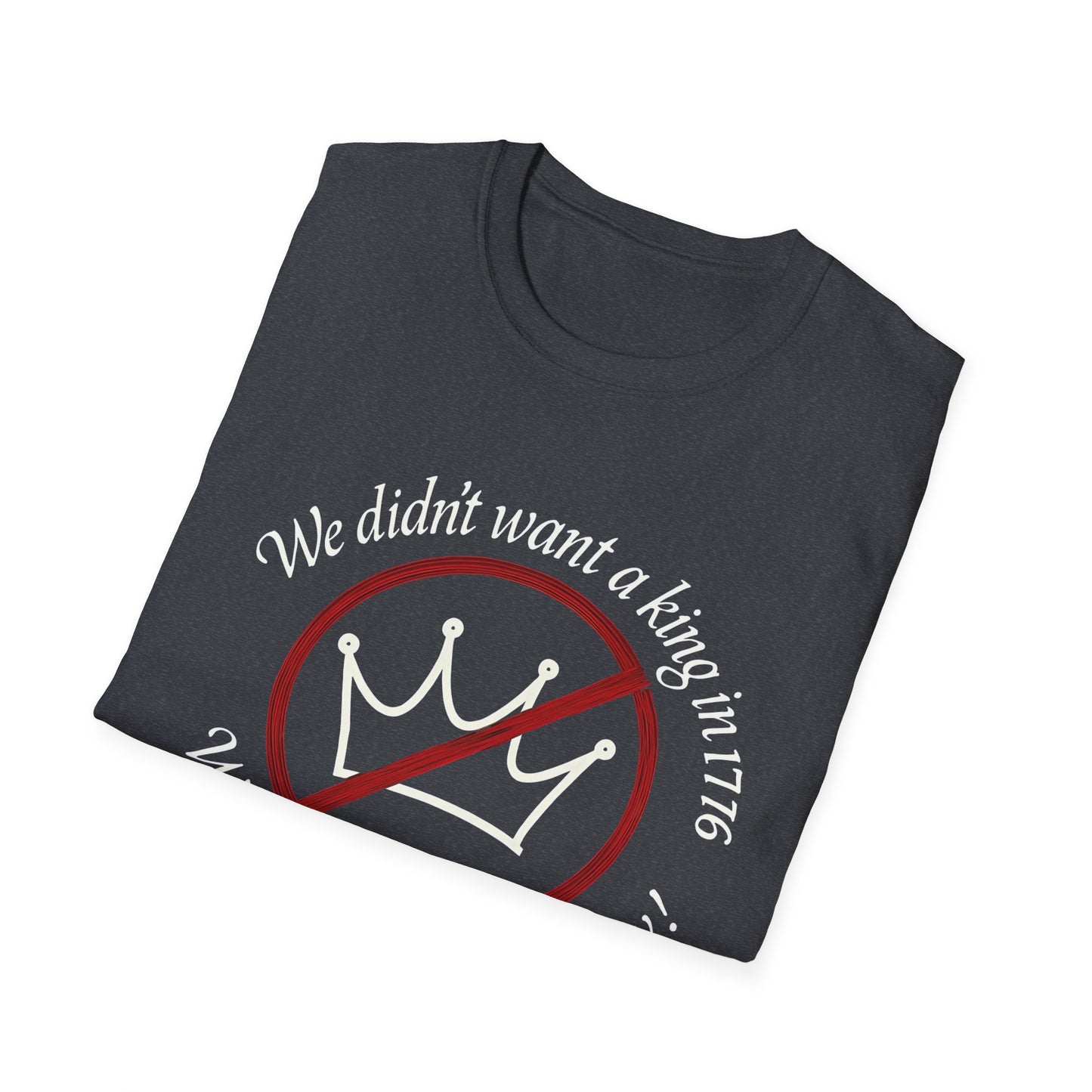 No Kings in 1776 unisex t-shirt, no kings political tee, anti king tee, unisex fit, protest t-shirt, everyday patriot t-shirt