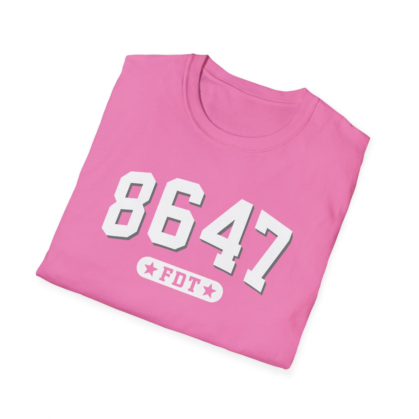 8647 FDT T-Shirt, Unisex Softstyle Tee, anti trump tee, resistance tee, FDT tshirt, protest tee, statement tshirt