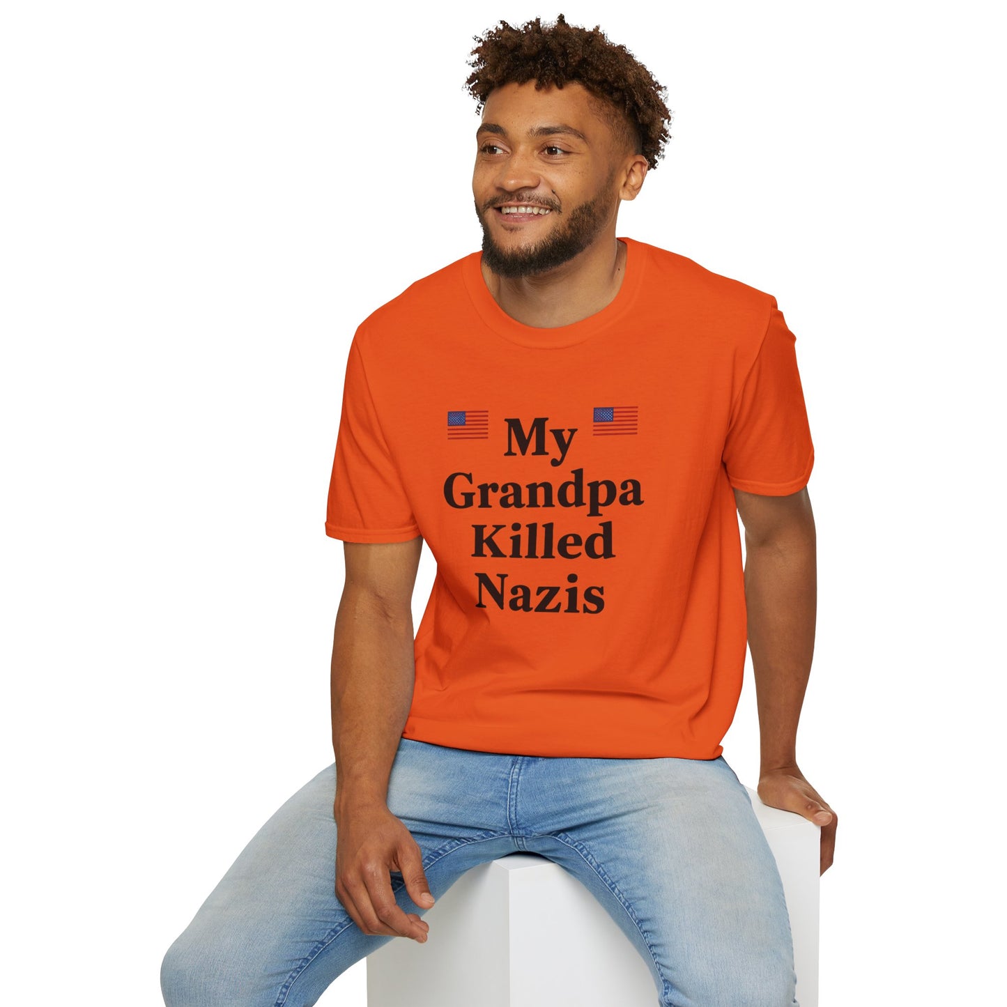 Patriotic T-Shirt - My Grandpa Killed Nazis, History Shirt, Military Pride Tee, Veteran Gift, USA Apparel
