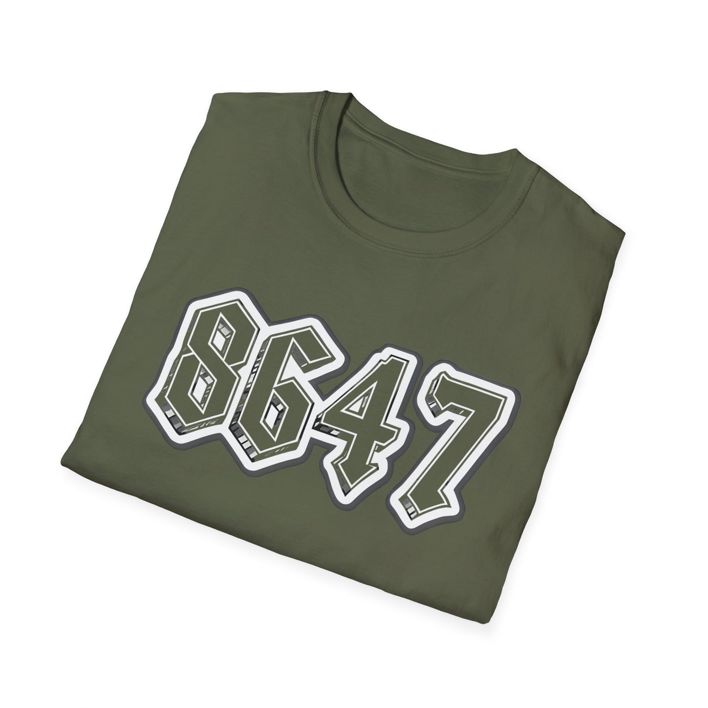 8647 Trendy Unisex T-Shirt with Bold Graphic 8647, Casual Streetwear, Gift for Him or Her, Everyday Wear, Comfortable Tee