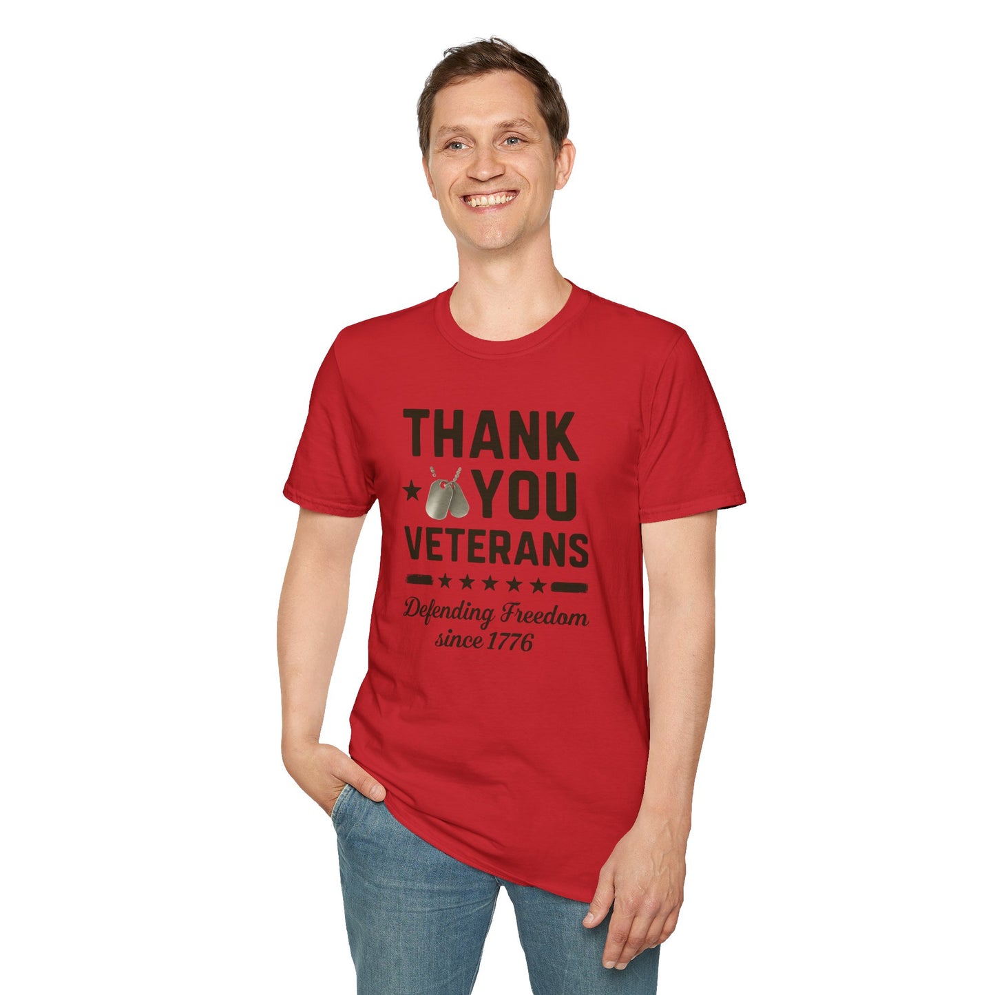 Thank You Veterans, Defending Freedom since 1776 unisex tshirt, 4th of july tee, patriotic tshirt, honor your local vet shirt