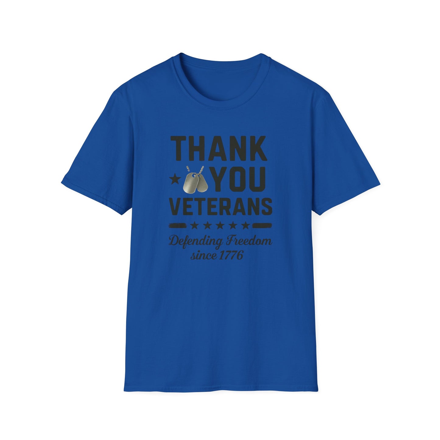 Thank You Veterans, Defending Freedom since 1776 unisex tshirt, 4th of july tee, patriotic tshirt, honor your local vet shirt
