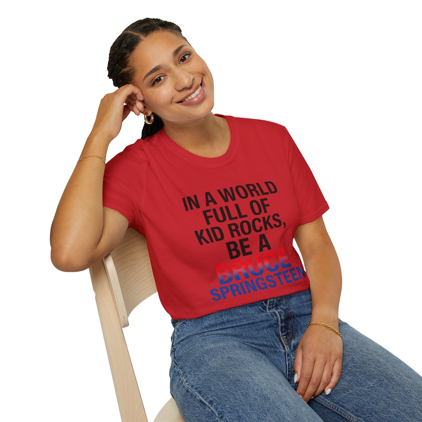 Be a Bruce Springsteen T-Shirt - Be a Bruce Springsteen, Music Lover Gift, Casual Tee, Concert Outfit, Unique Design