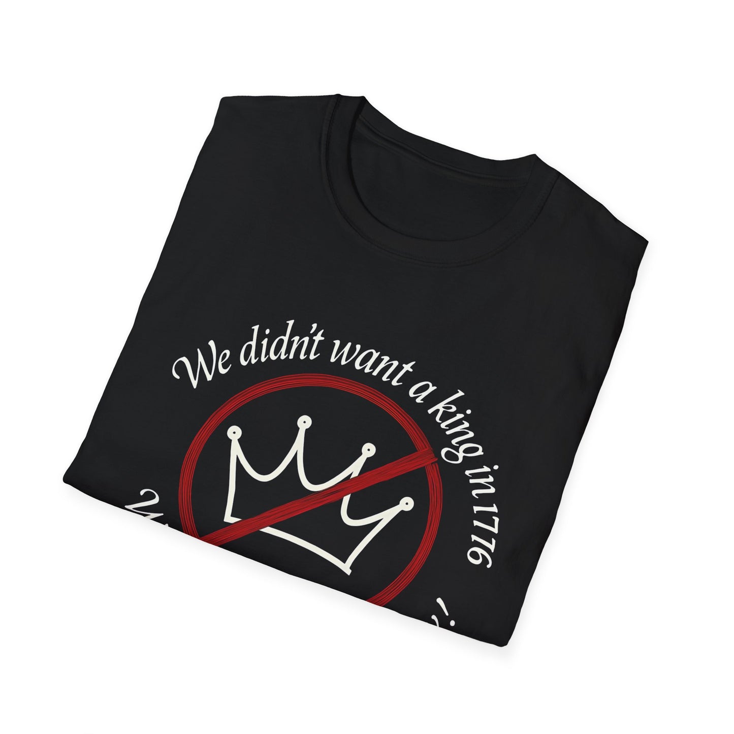 No Kings in 1776 unisex t-shirt, no kings political tee, anti king tee, unisex fit, protest t-shirt, everyday patriot t-shirt