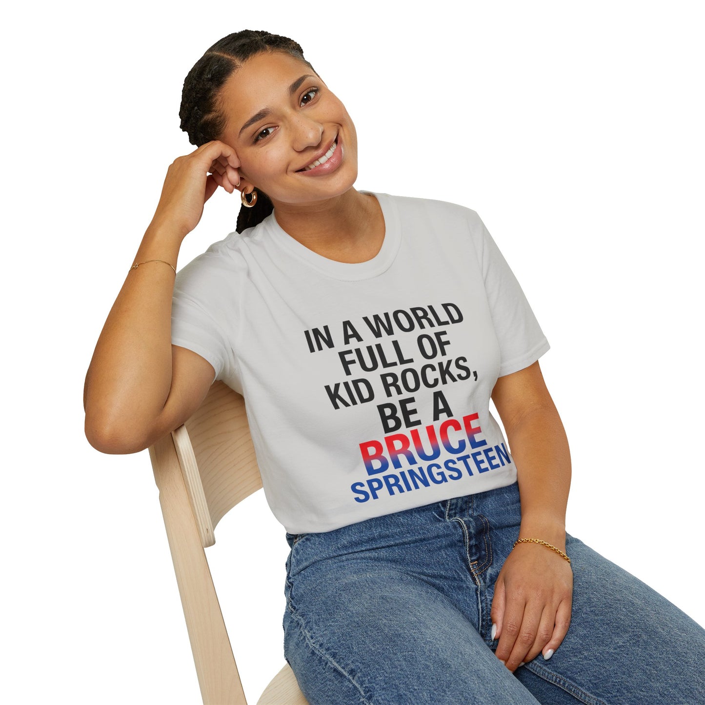 Be a Bruce Springsteen T-Shirt - Be a Bruce Springsteen, Music Lover Gift, Casual Tee, Concert Outfit, Unique Design