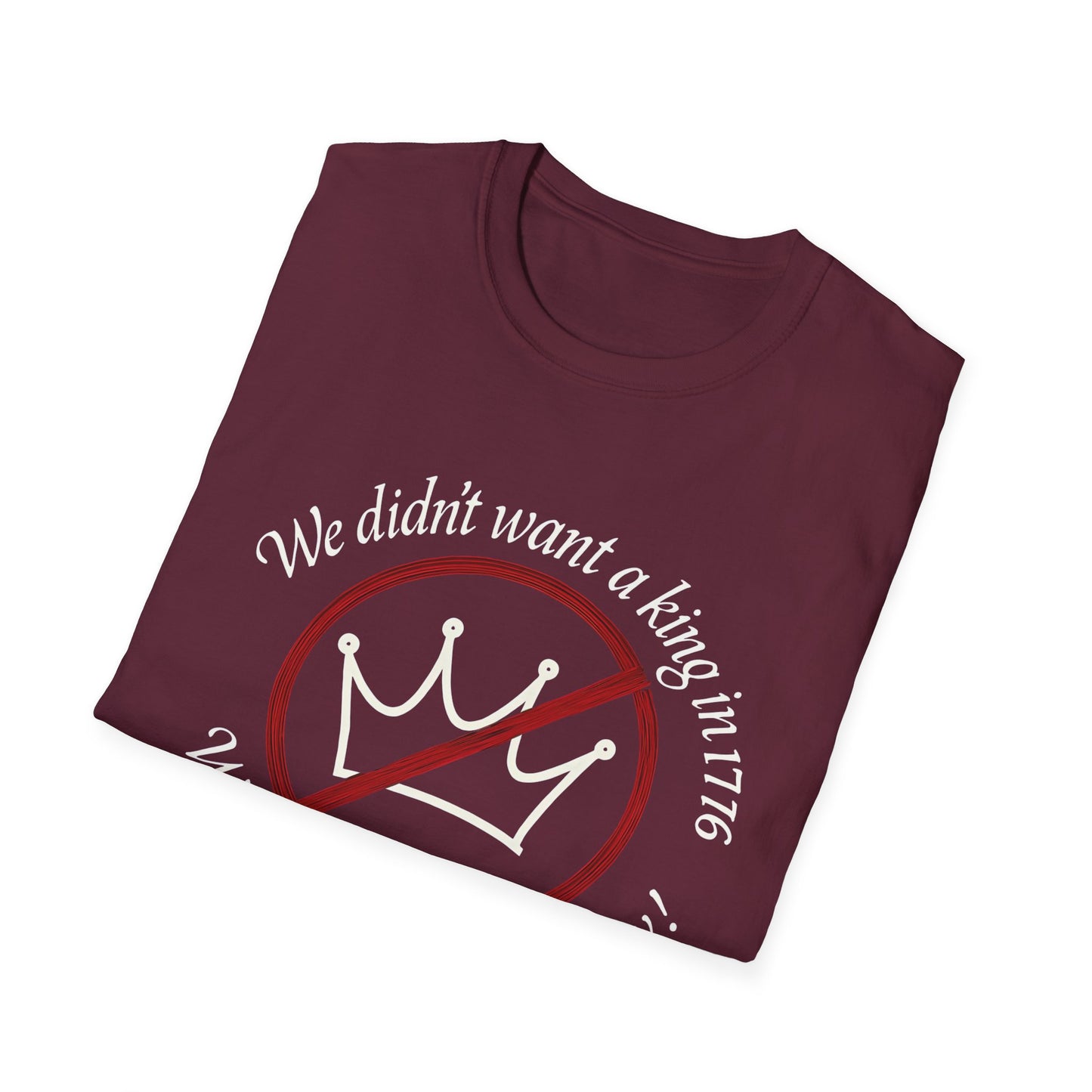 No Kings in 1776 unisex t-shirt, no kings political tee, anti king tee, unisex fit, protest t-shirt, everyday patriot t-shirt