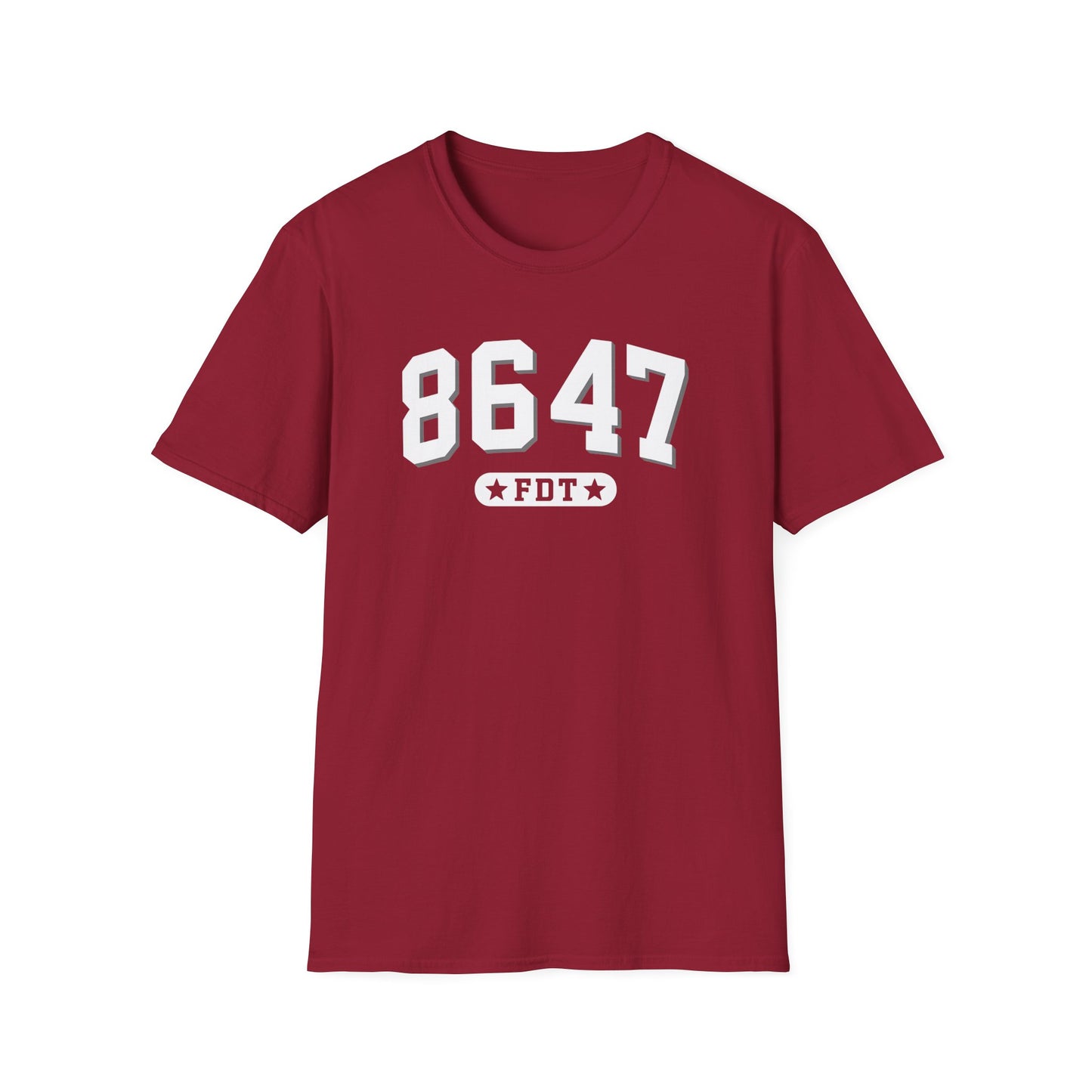 8647 FDT T-Shirt, Unisex Softstyle Tee, anti trump tee, resistance tee, FDT tshirt, protest tee, statement tshirt