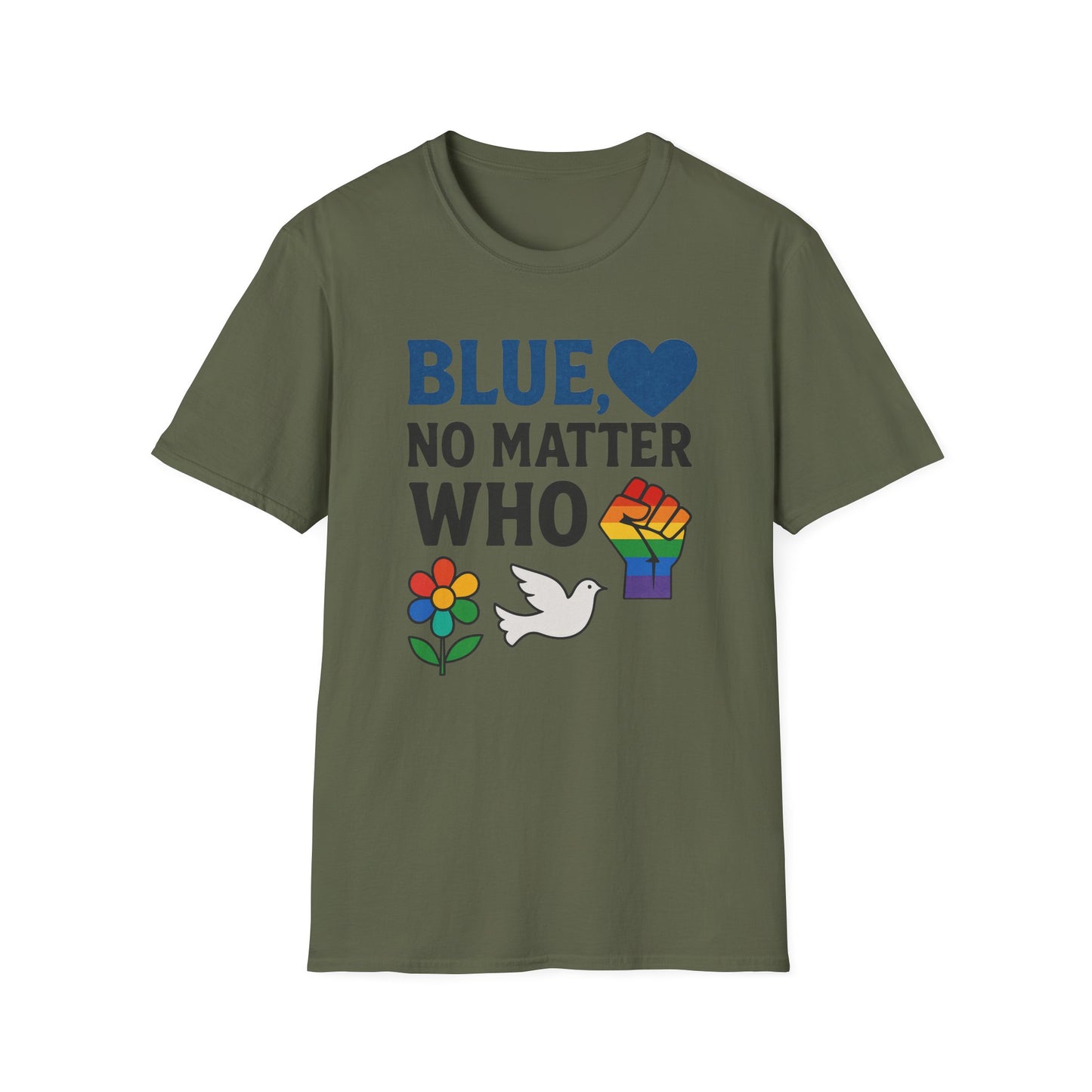 Pride Heart T-Shirt, Unisex LGBTQ+ Tee, Love Wins Shirt, Supportive Apparel, Equality Gift
